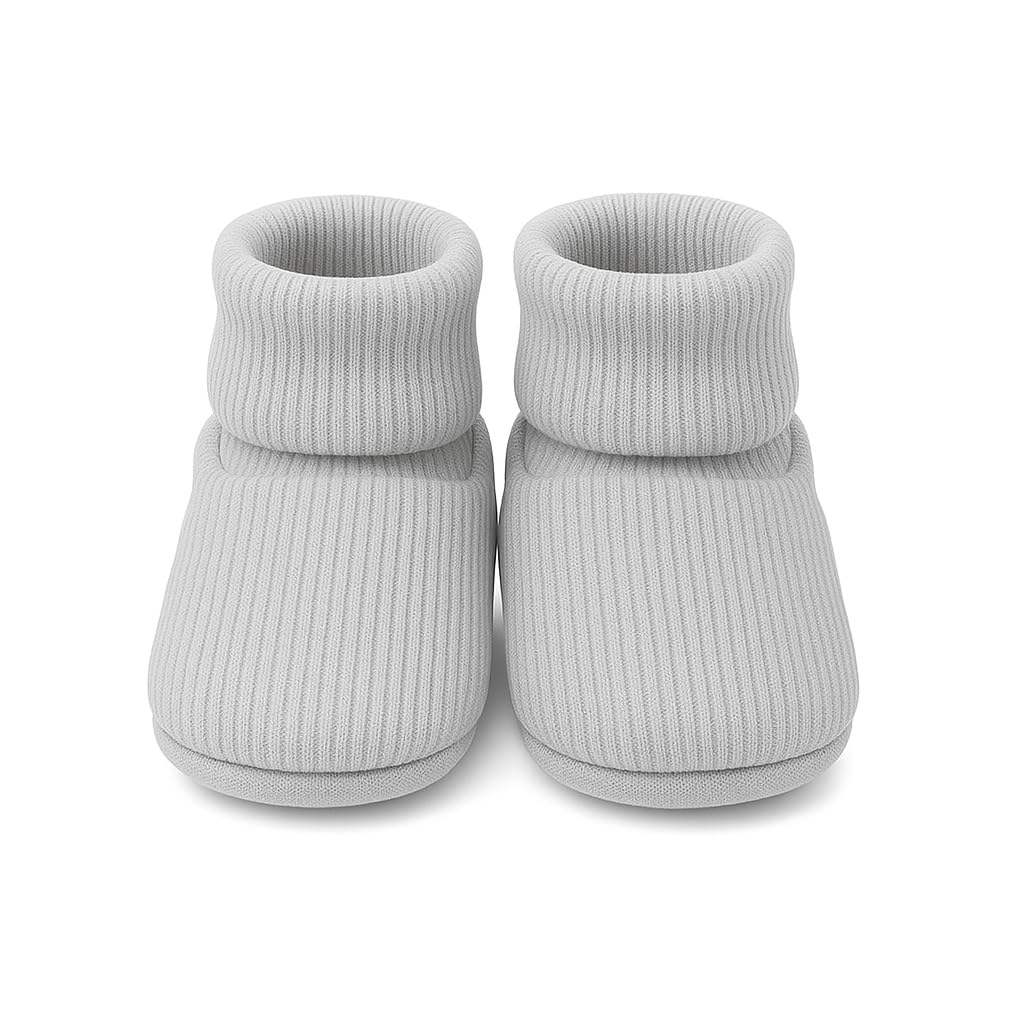 Generisch Baby Krabbel- Hausschuhe - Schuhe Neugeborene - Baumwolle - Diverse Farben - Mädchen - Jungs