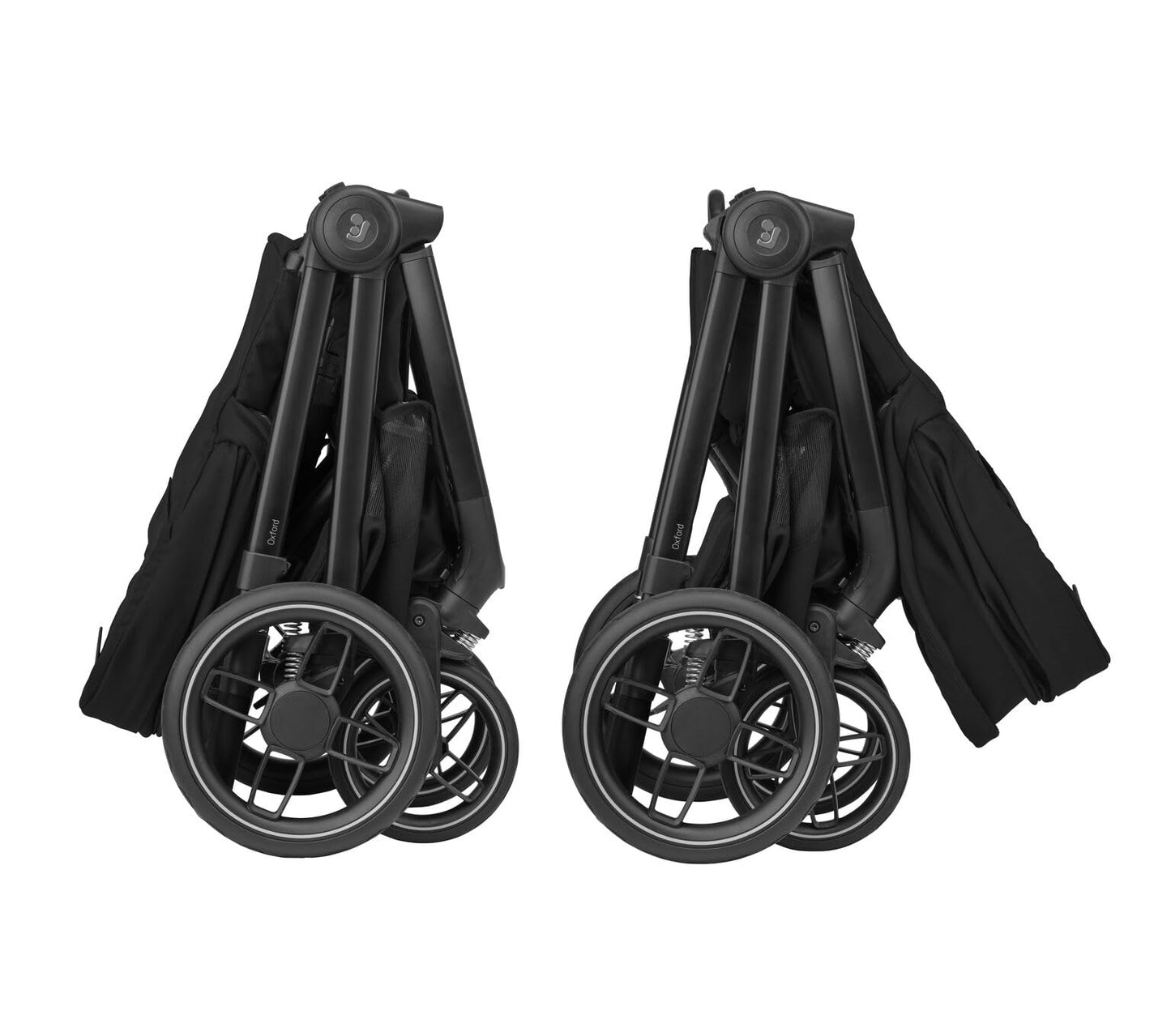Maxi-Cosi Oxford Plus Baby Stroller 2 in 1 Set with Carrycot 0-4 Years 0-22kg Compact Folding Soft Suspension 3 Reclining Positions 10kg Storage Basket Twillic Graphite