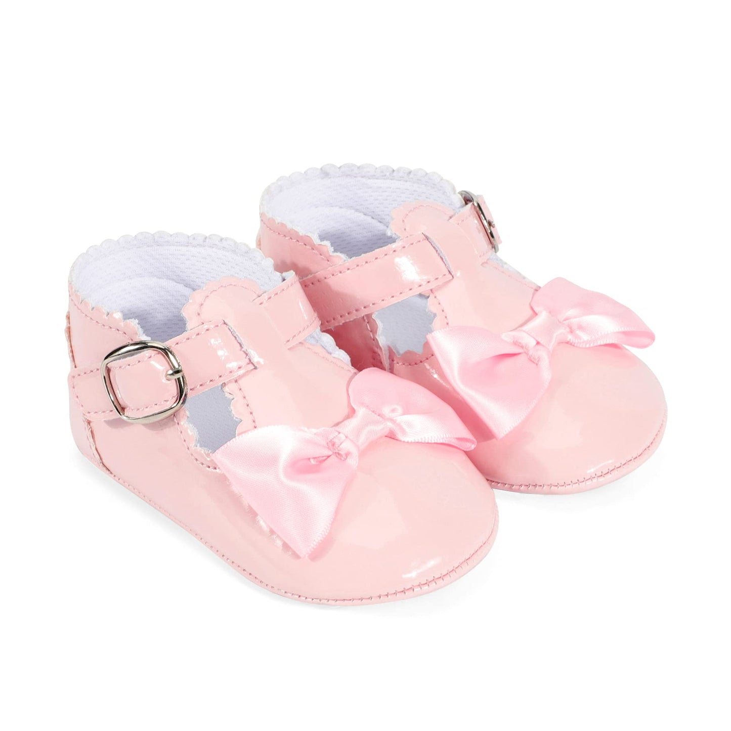 LACOFIA Babyschuhe Mädchen rutschfest Bowknot Prinzessin Krabbelschuhe