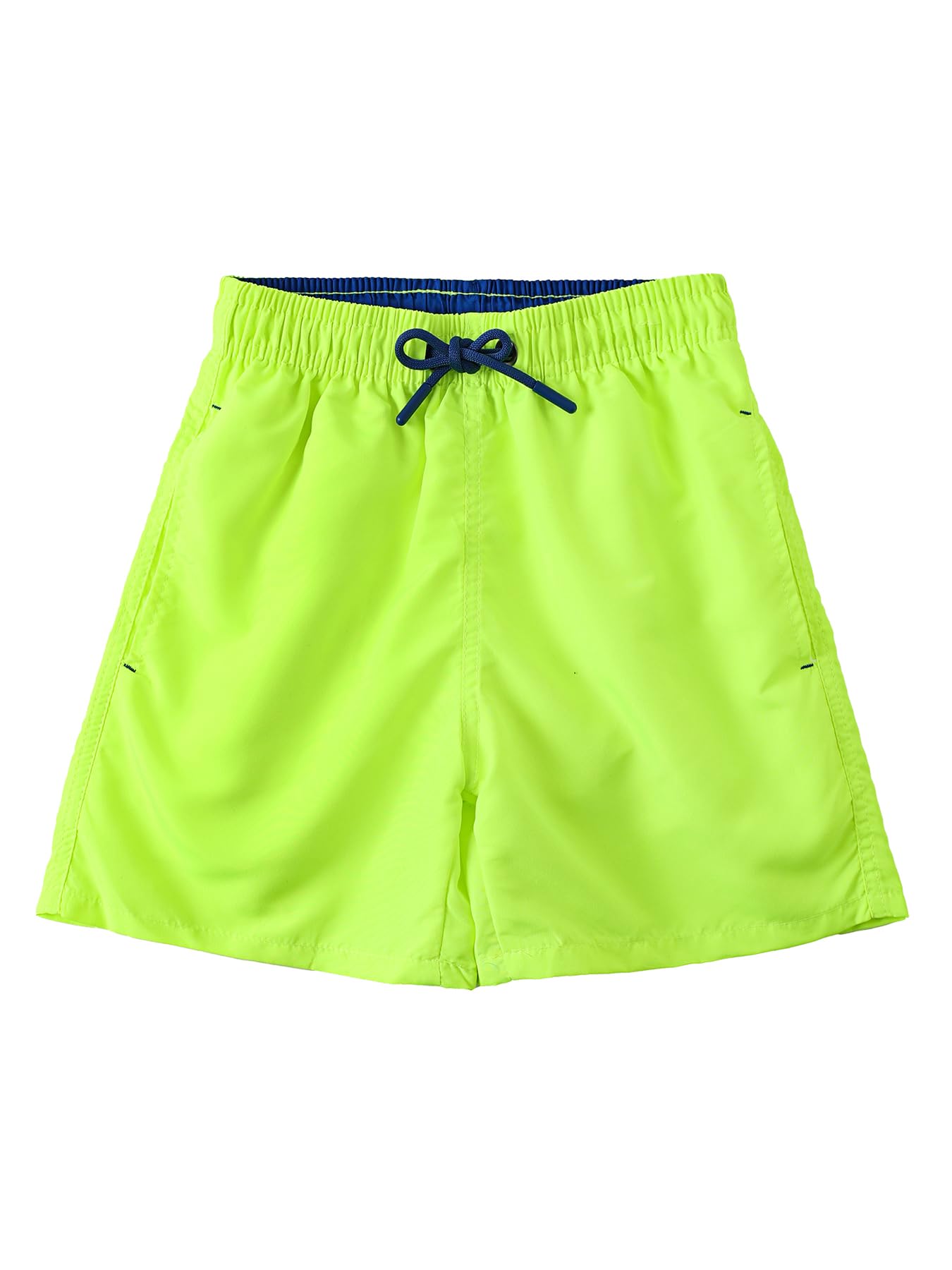 SERENYOU Boys' Board Shorts Children's Pattern Changing Swimming Shorts with Mesh Lining