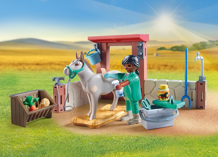 PLAYMOBIL | Country | Tierarzteinsatz bei den Eseln |Spielzeug für Kinder ab 4 Jahren | 71471