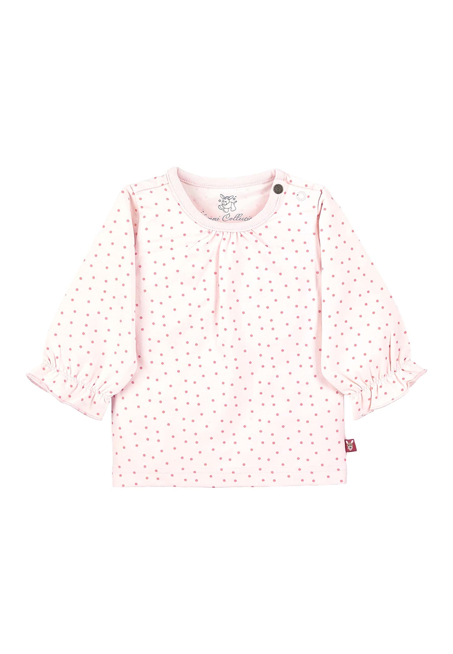 Sterntaler Baby Girl Romper GOTS Set Emmi - Romper Baby, Baby Romper - made of single jersey with donkey appliqué - pink