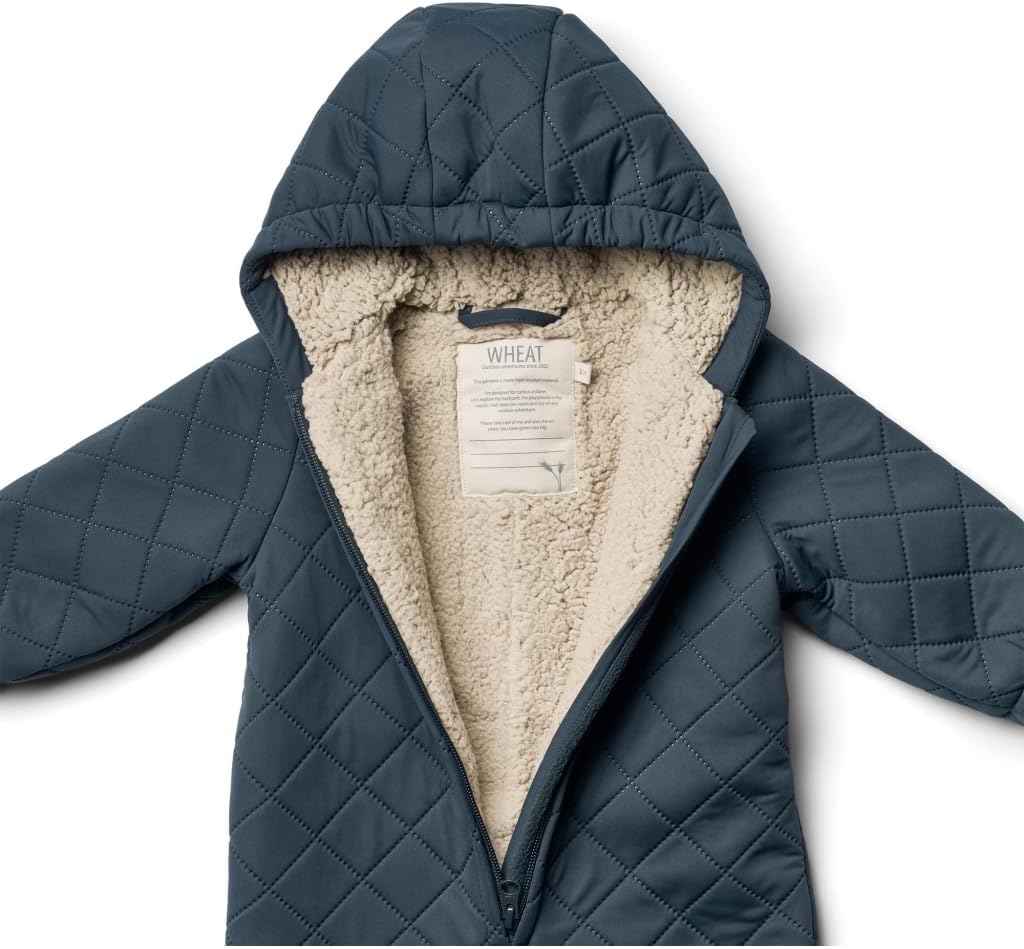 Wheat Hayden Thermal Suit, Baby Toddler Sizes, Unisex, Boys and Girls, 100% Recycled Poleyster, Oeko-Tex Standard, Waterproof, Breathable, Windproof, Oeko-Tex Standard