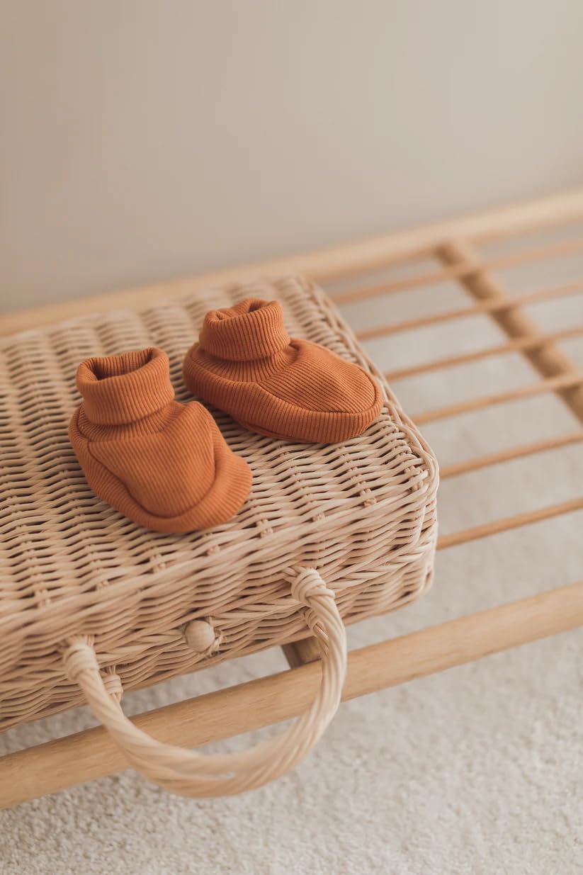 Generisch Baby Krabbel- Hausschuhe - Schuhe Neugeborene - Baumwolle - Diverse Farben - Mädchen - Jungs