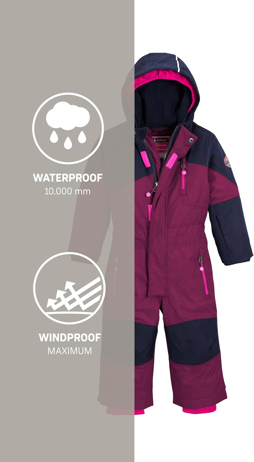 Killtec Kesley Mini Ski Overall/Snowsuit with Hood Unisex Children's
