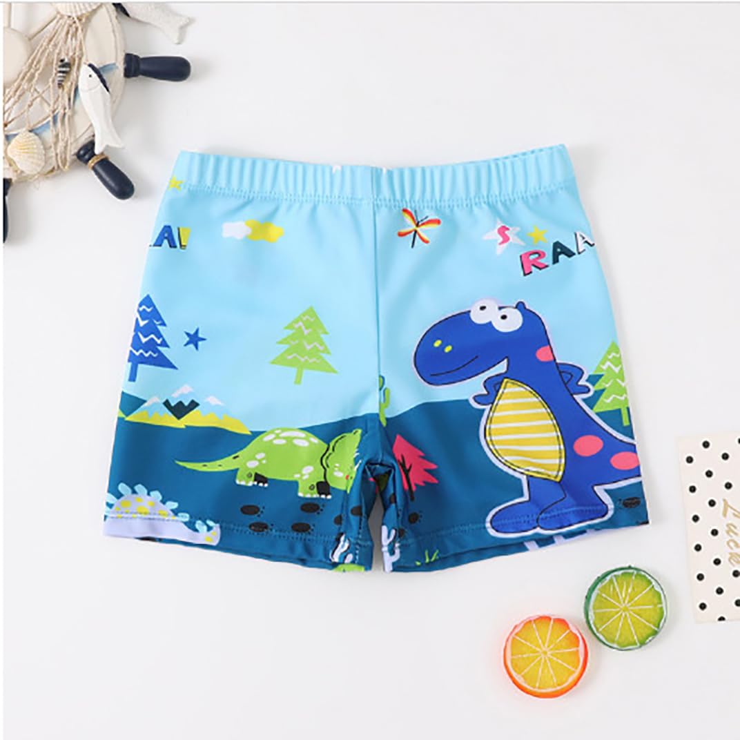 NautySaurs Pack of 2 Boys Swimming Shorts 5-13 Years Large Boys Swimwear Dinosaur Kids Swimming Trunks