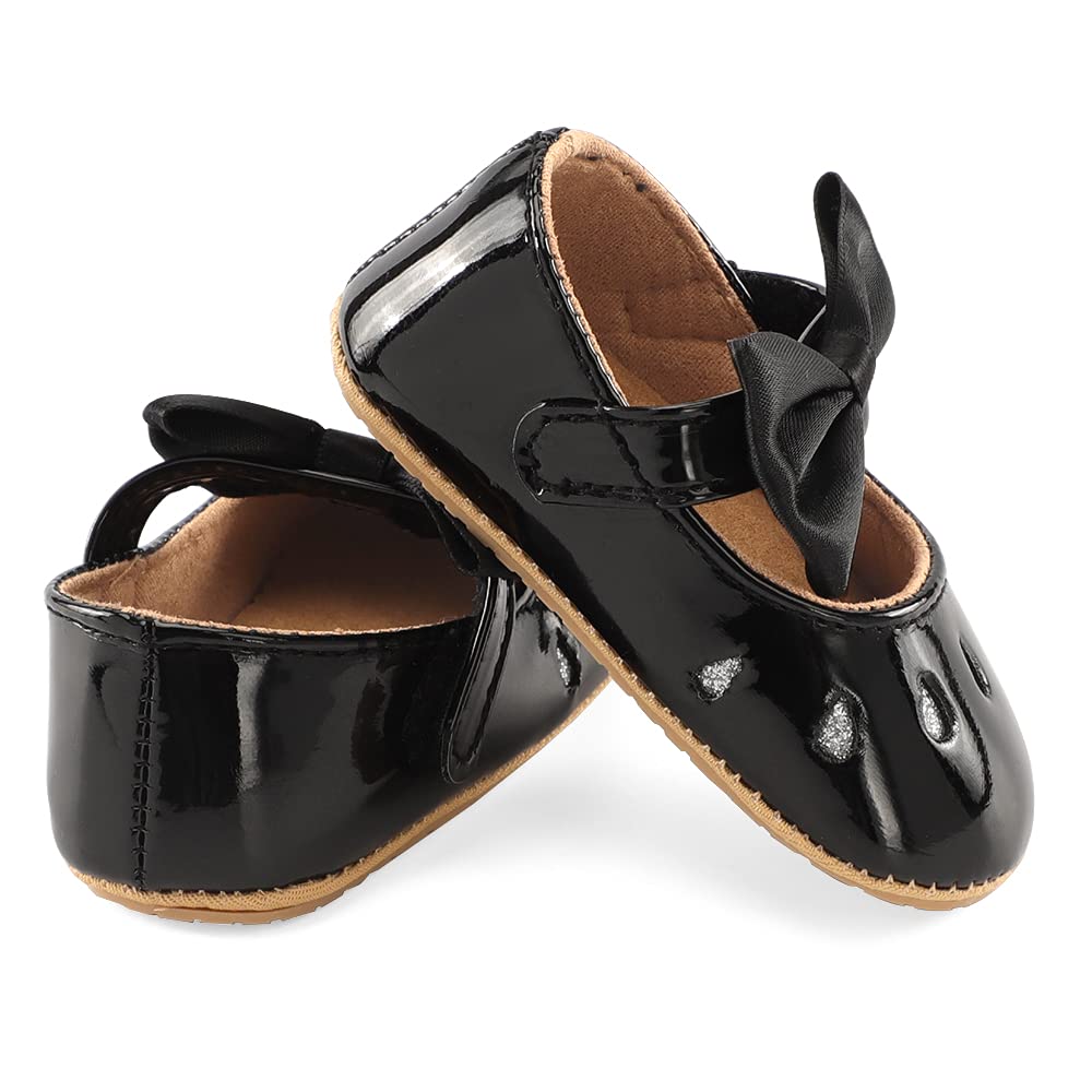 LACOFIA Babyschuhe Mädchen rutschfest Bowknot Prinzessin Krabbelschuhe
