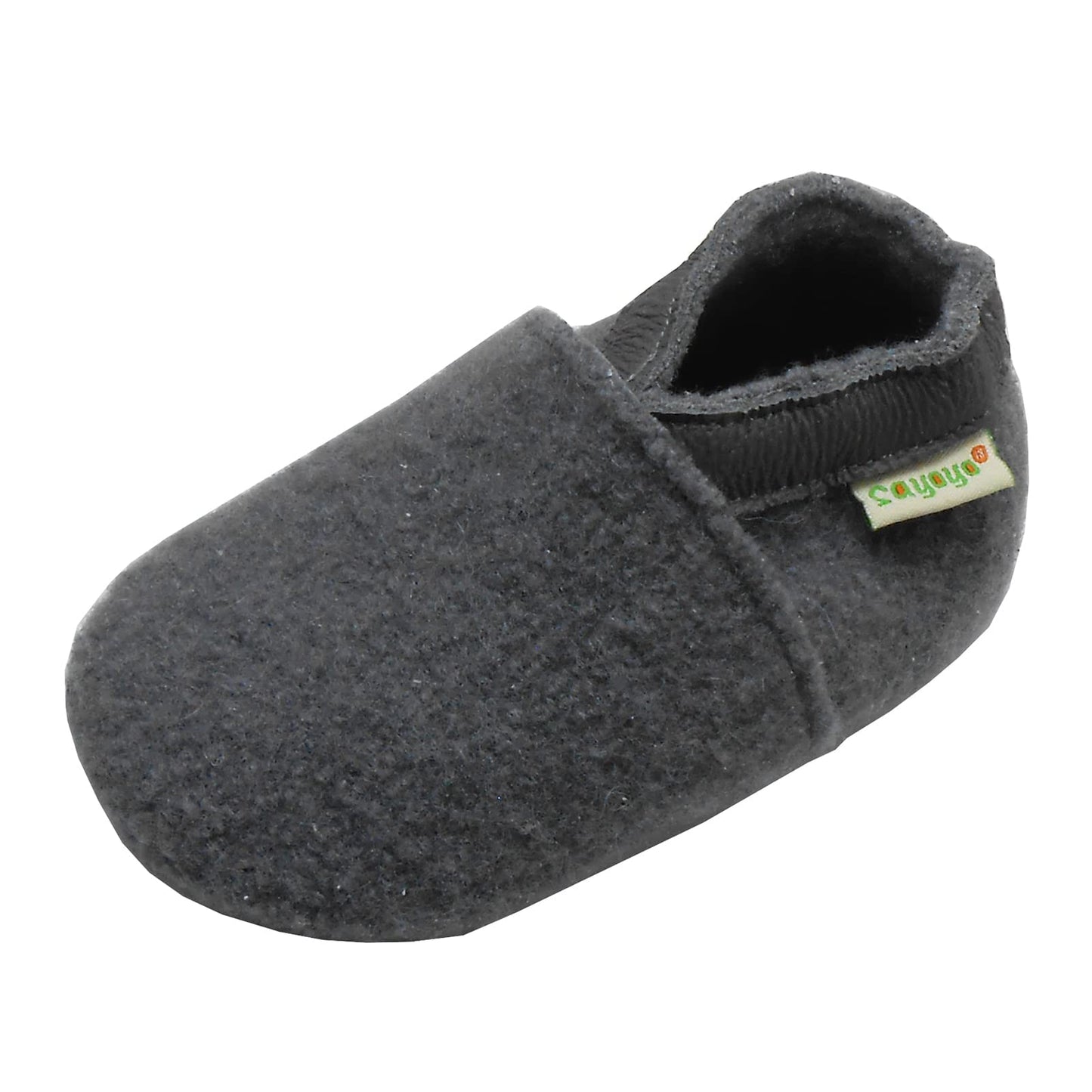 SAYOYO Babyschuhe für Jungen und Mädchen - Erste Lauf- und Krabbelschuhe mit weicher Wolle und rutschfester Gummisohle
