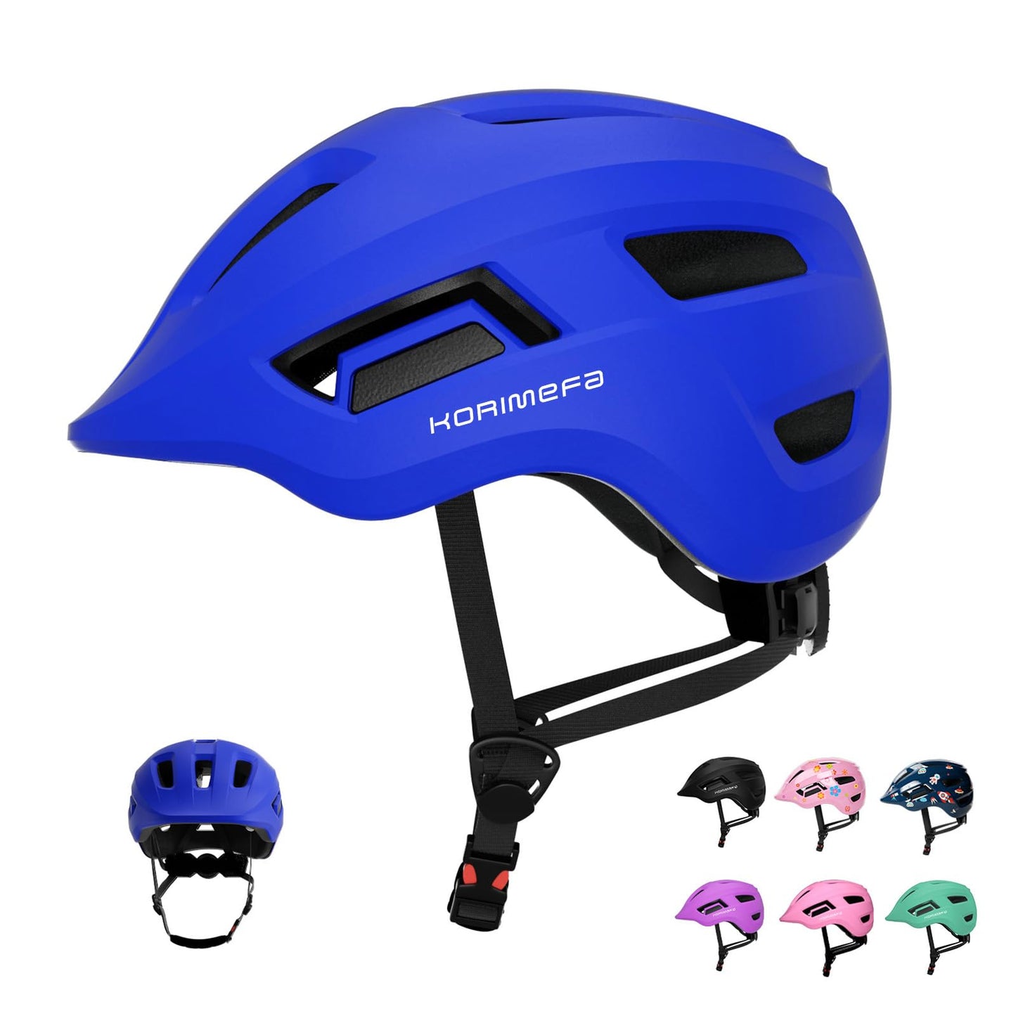 KORIMEFA Toddler Helmet Children's Bicycle Helmet Baby Multi-Sport Adjustable Helmet Sports Helmet Cycling Bicycle Scooter Skateboard Helmet Lightweight for Children Boys Girls from 2-8 Years Old