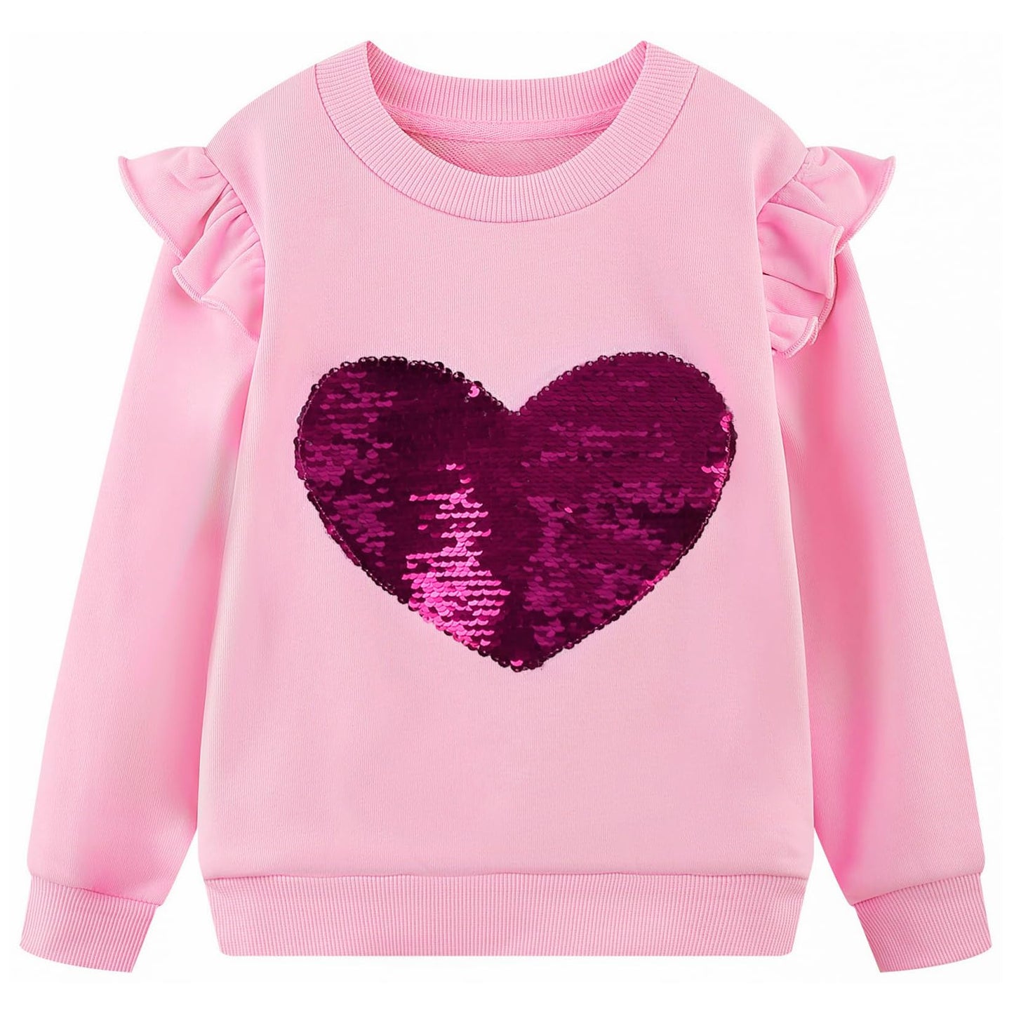 Codkkre Girls' Sweatshirt for Children Cute Cartoon Sweater Girls Long Sleeve Cotton Shirts Age 2-10 Years
