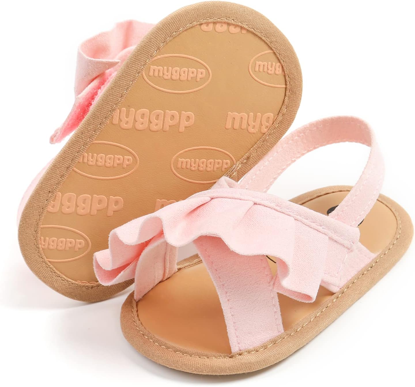 RVROVIC Babyschuhe für Jungen und Mädchen – Premium Weiche Anti-Rutsch Gummisohle für Säuglinge – Sommer Outdoor Sandalen für Kleinkind Erste Walker