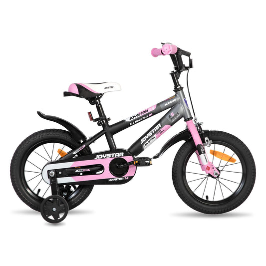JOYSTAR Berry 12/14/16/20 Zoll Kinderfahrrad für 2-4 jährige Jungen & Mädchen, Jungenfahrrad mit Stützrädern,grün,rosa,weiß - Meloni2