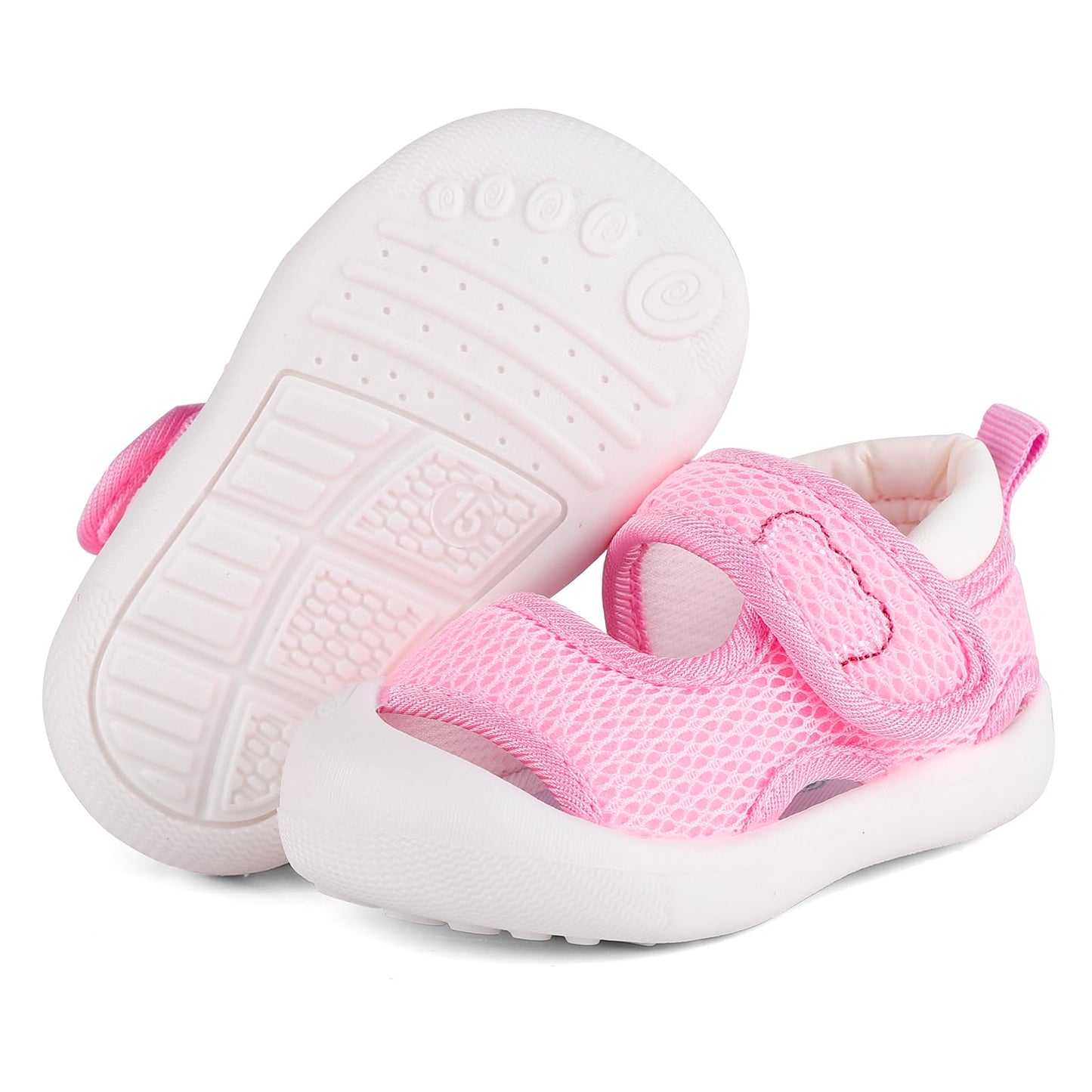 Cheerful Mario Babyschuhe 0-3 Jahre Sport Sandalen für Jungen und Mädchen – Lauflernsandalen für Kleinkinder Sommer Barfußschuhe Erste Schuhe