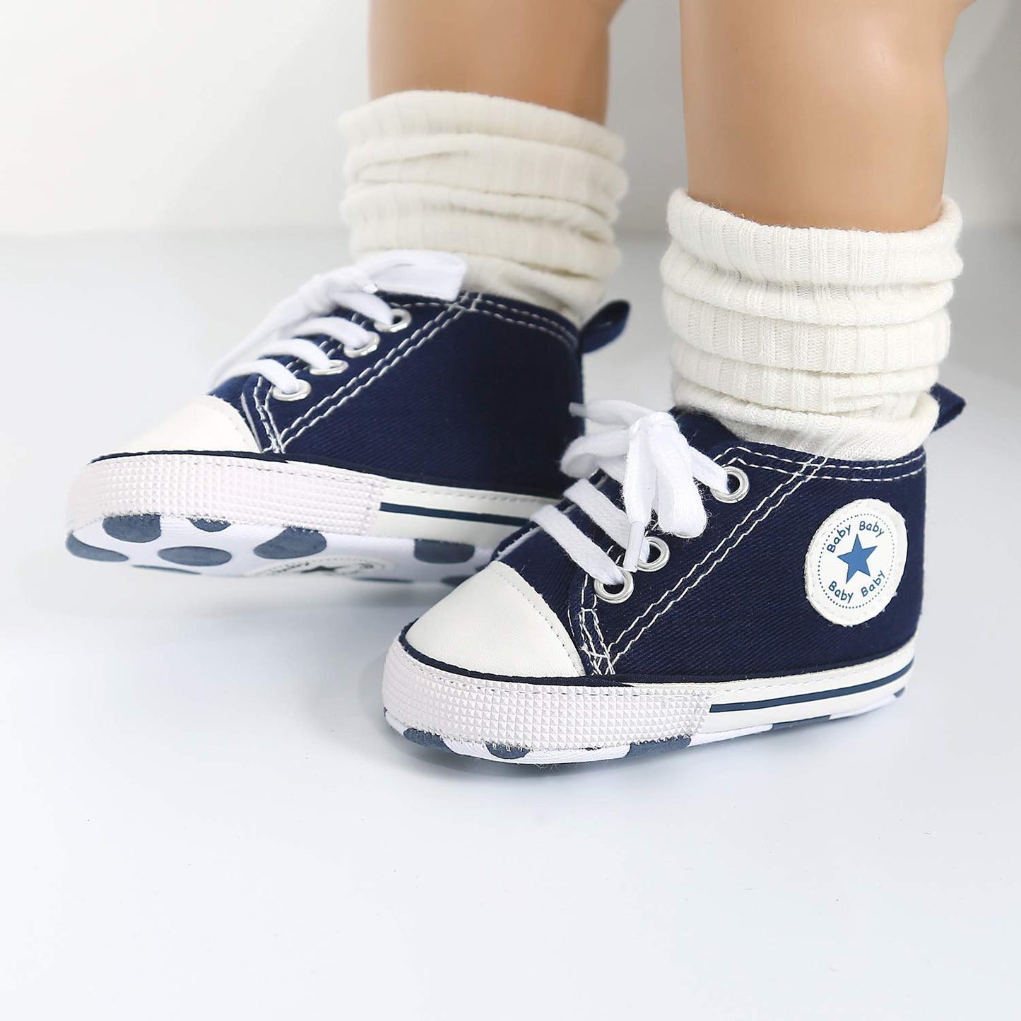 Geagodelia Baby Lauflernschuhe Weiche Krabbelschuhe Babyschuhe für Kleinkind Jungen Mädchen FX-12102