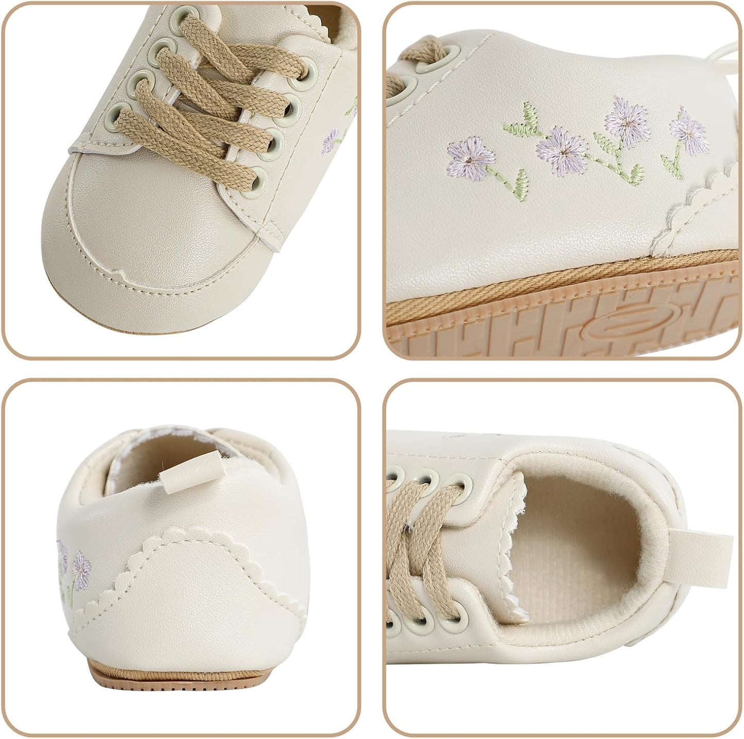 Cheerful Mario Baby Mädchen Schuhe Baby Ballerina Schuhe Lauflernschuhe Taufe Schuhe mit Bowknot PU Leder Babyschuhe