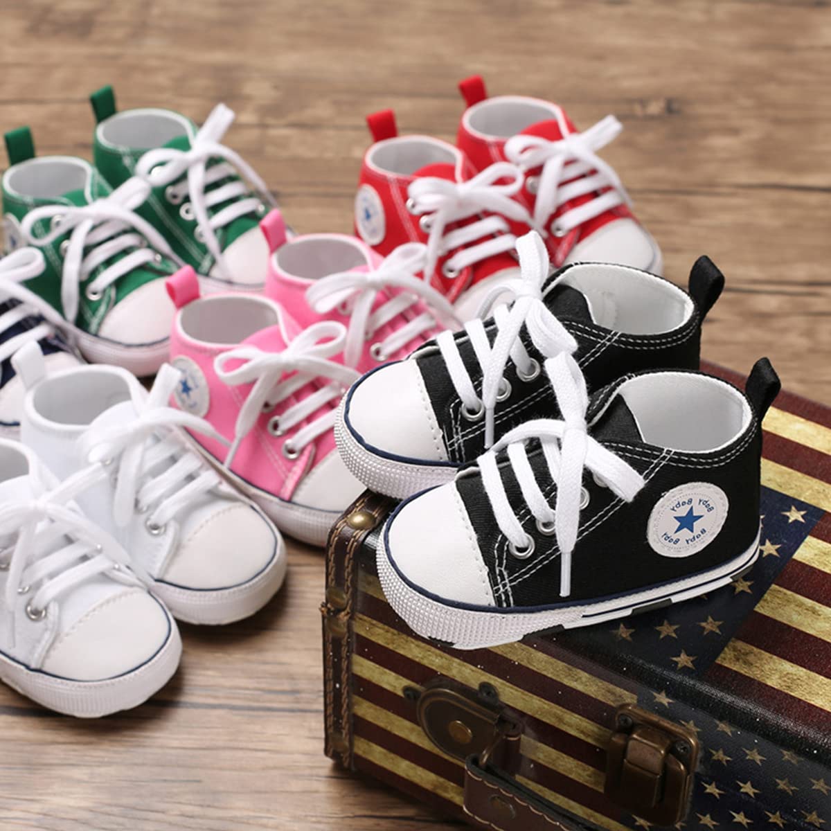DEBAIJIA Babyschuhe Lauflernschuhe 0-18M Leichtes Atmungsaktives rutschfest für Jungen und Mädchen