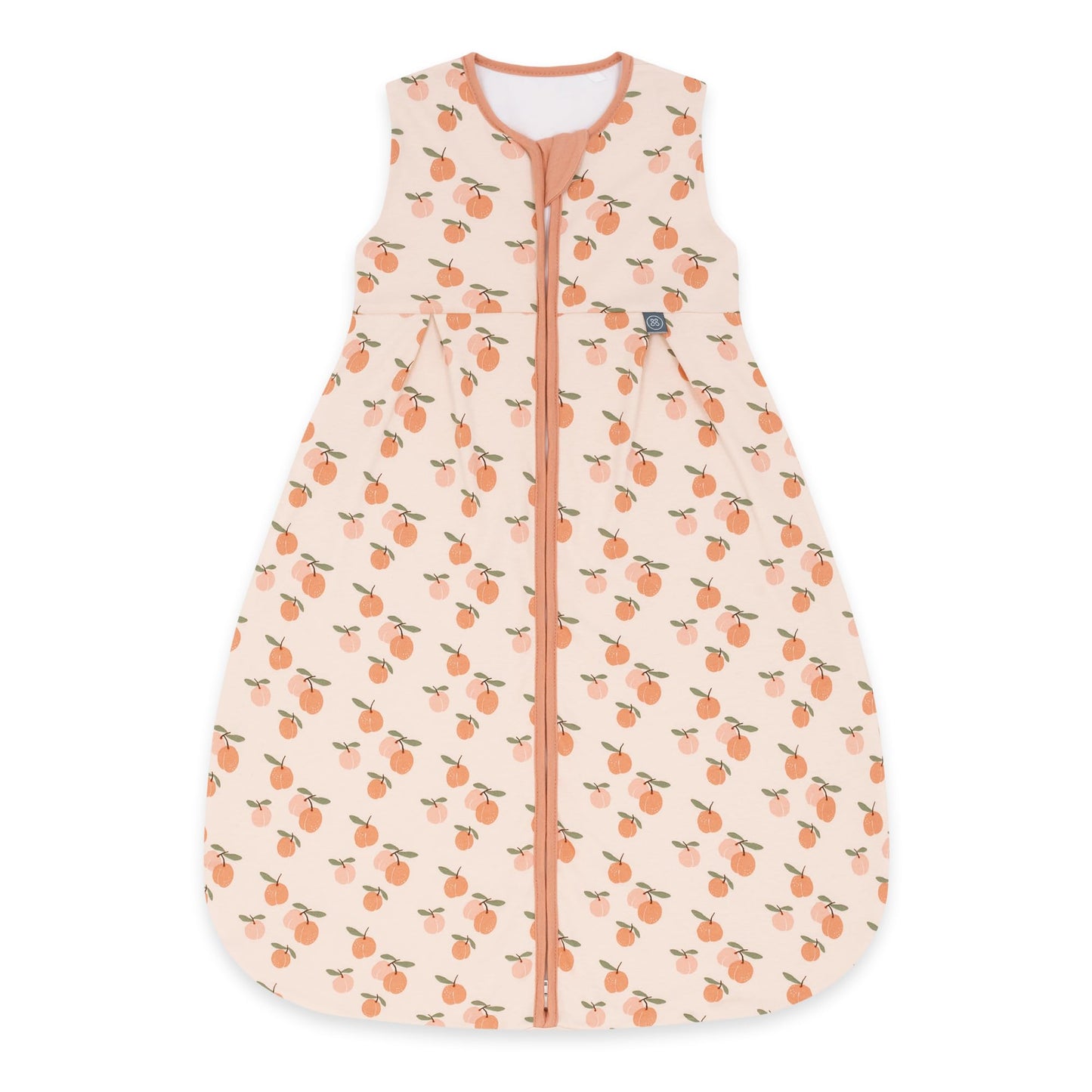 emma & noah Baby Sleeping Bag 1.0 TOG, All-Year Sleeping Bag for Spring, Summer and Autumn, 100% Organic Cotton, Oeko-Tex Certified, Romper Bag for Newborns (Leo Grey, 70 cm)