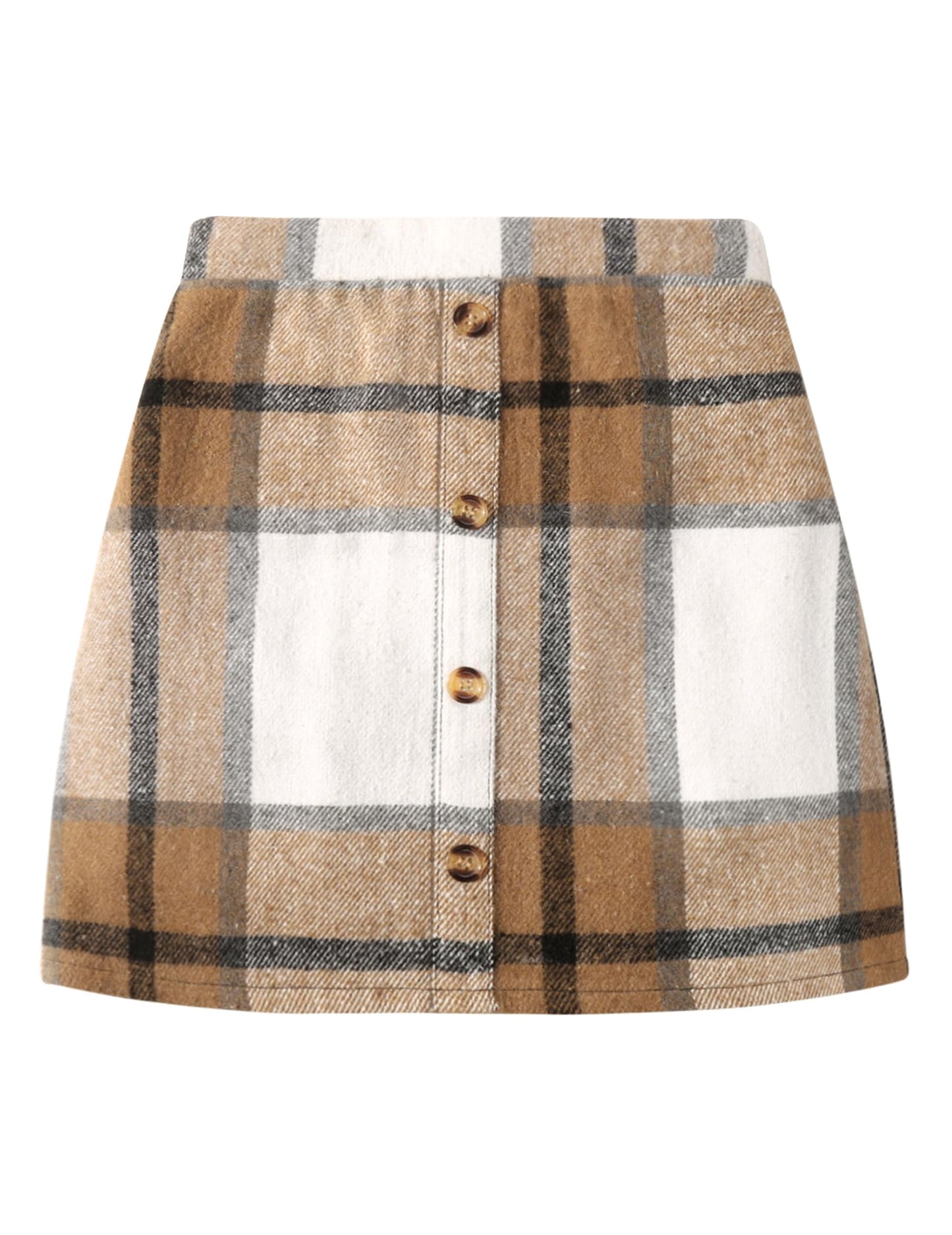 Arshiner Girls' Clothing Sets Elegant Long Sleeve Shirt with Skirt Set Children's Autumn Winter Outfit Checked Leisure Fashion Two Piece Clothing Sets for Girls 5-13 Years