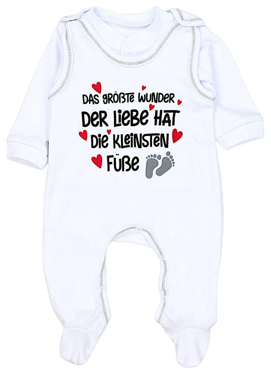 TupTam Unisex Baby Strampler Set Spruch Mamas & Papas Schatz