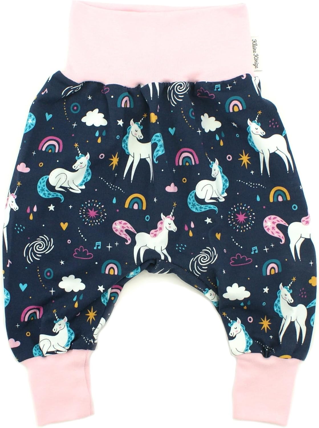 Kleine Könige baby girls’ baggy trousers - many models - sizes 50-128 - Oeko-Tex 100 certified