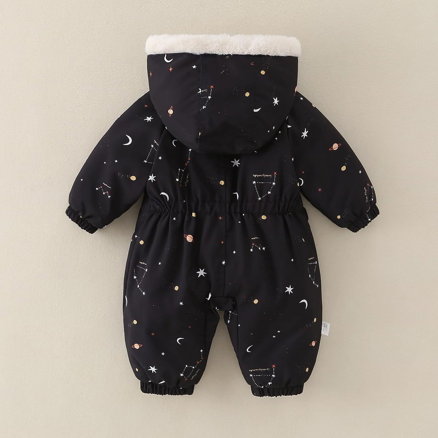 JiAmy Baby Winter Jumpsuit, Baby Boys Girls Winter Romper Newborn Warm Jumpsuit Toddler Windproof and Thick Jumpsuit for 0-24 Months