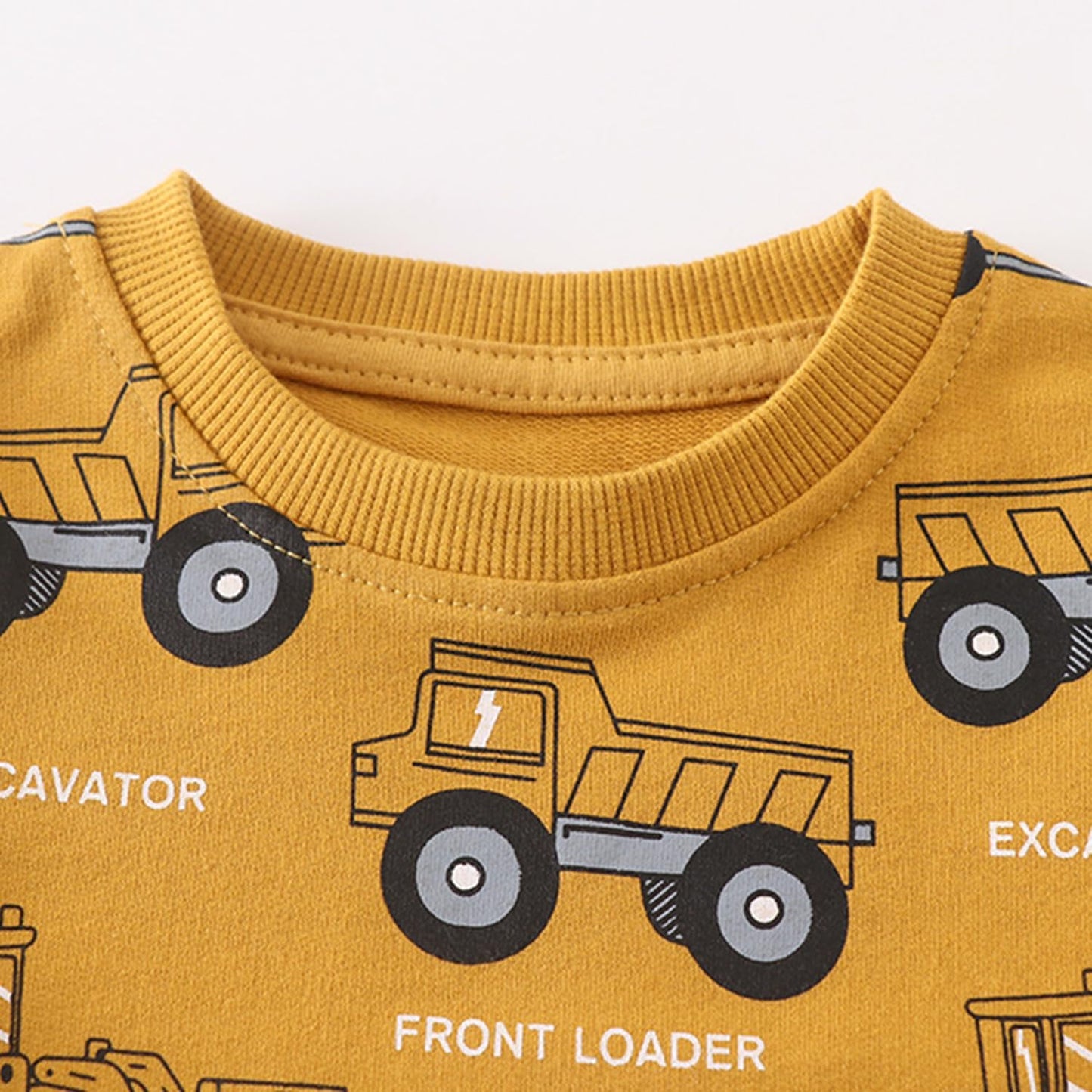 MUJOQE Jungen Sweatshirt Baumwolle Pullover Kinder Warme Langarm Shirt Activewear Tops 1-7 Jahre