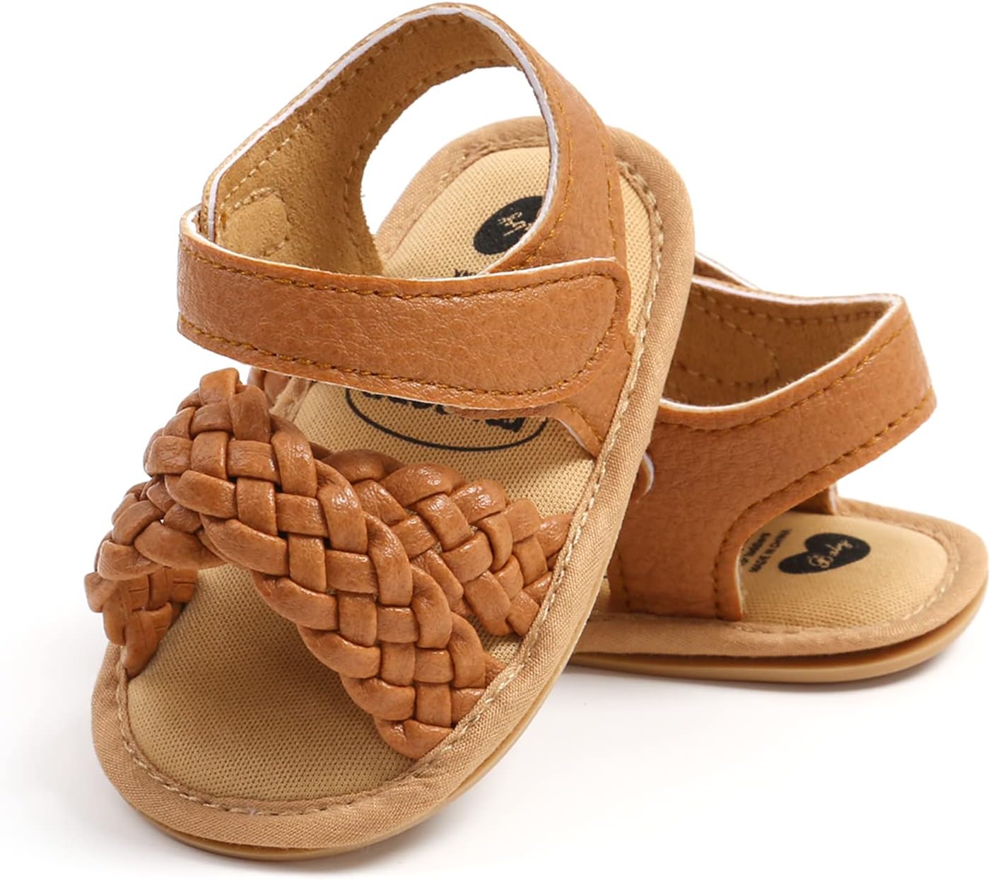 RVROVIC Babyschuhe für Jungen und Mädchen – Premium Weiche Anti-Rutsch Gummisohle für Säuglinge – Sommer Outdoor Sandalen für Kleinkind Erste Walker