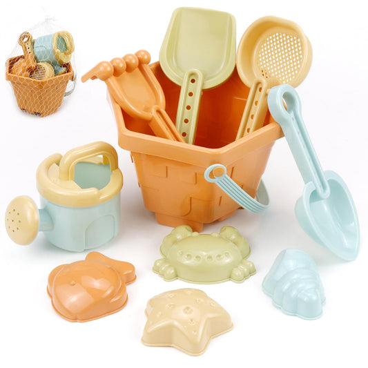 ZUZGO Sandspielzeug Set Sandkasten Spielzeug Strandspielzeug für Jungen Mädchen Kinder (A)