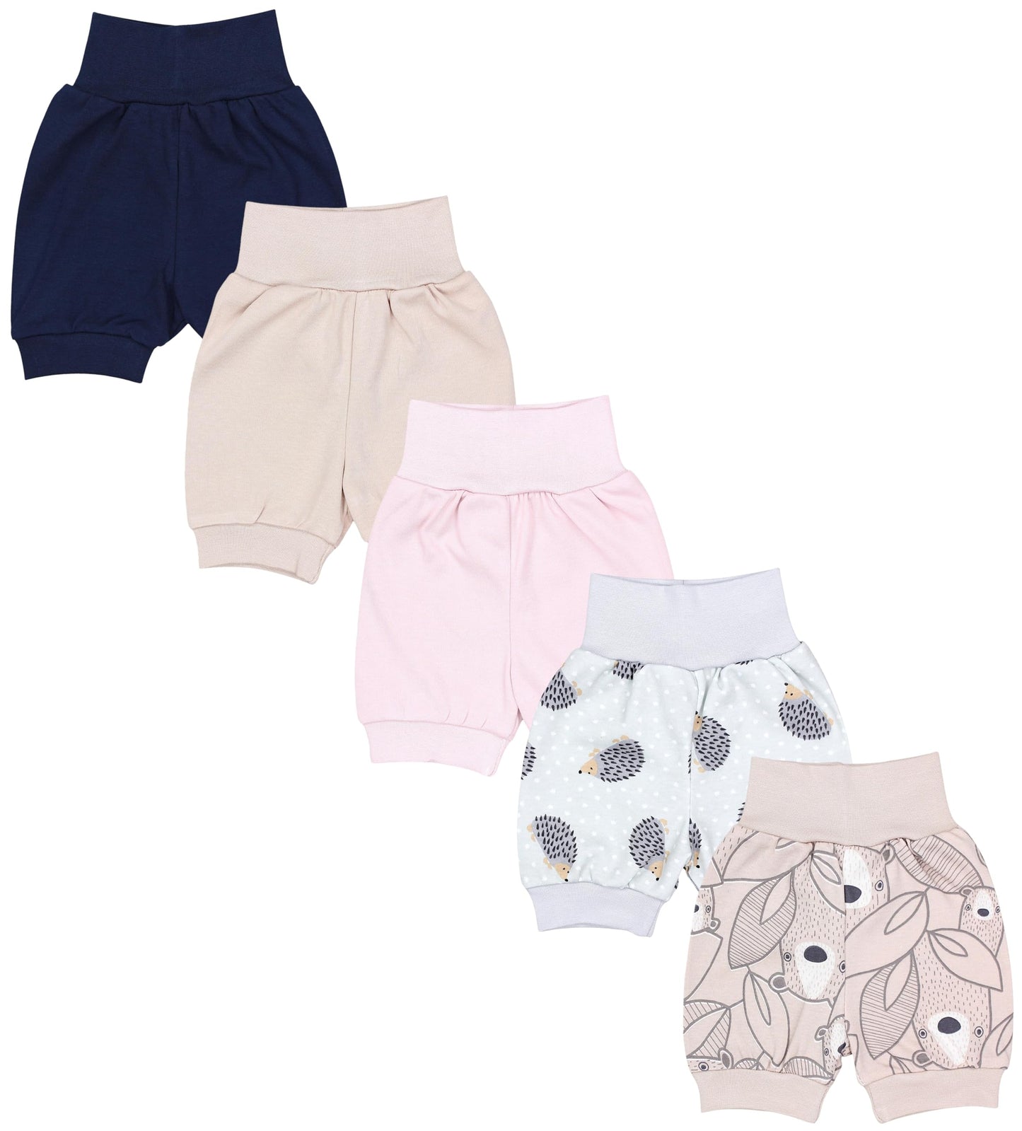 TupTam Baby Mädchen Pumphose Sommershorts 5er Set