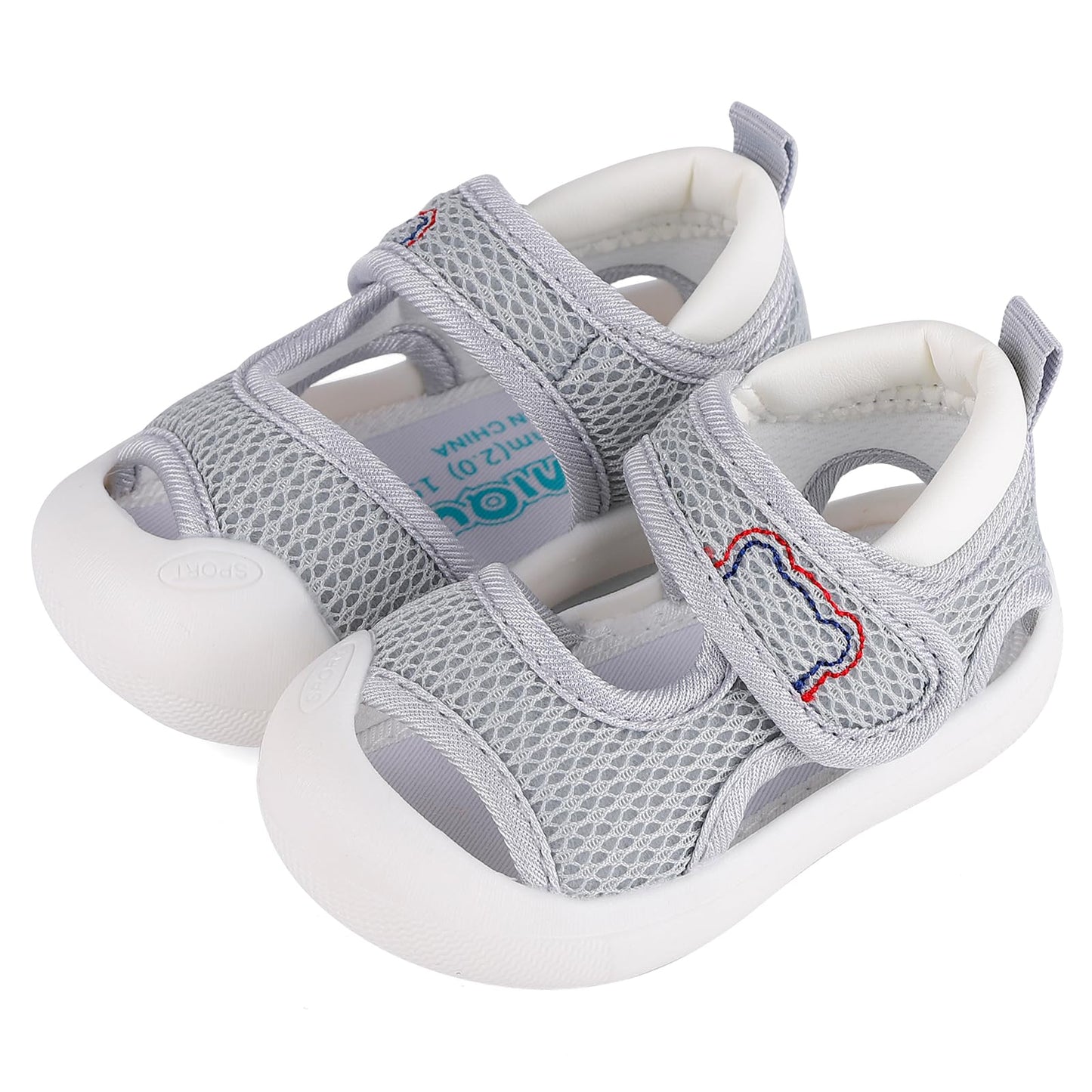Cheerful Mario Babyschuhe 0-3 Jahre Sport Sandalen für Jungen und Mädchen – Lauflernsandalen für Kleinkinder Sommer Barfußschuhe Erste Schuhe