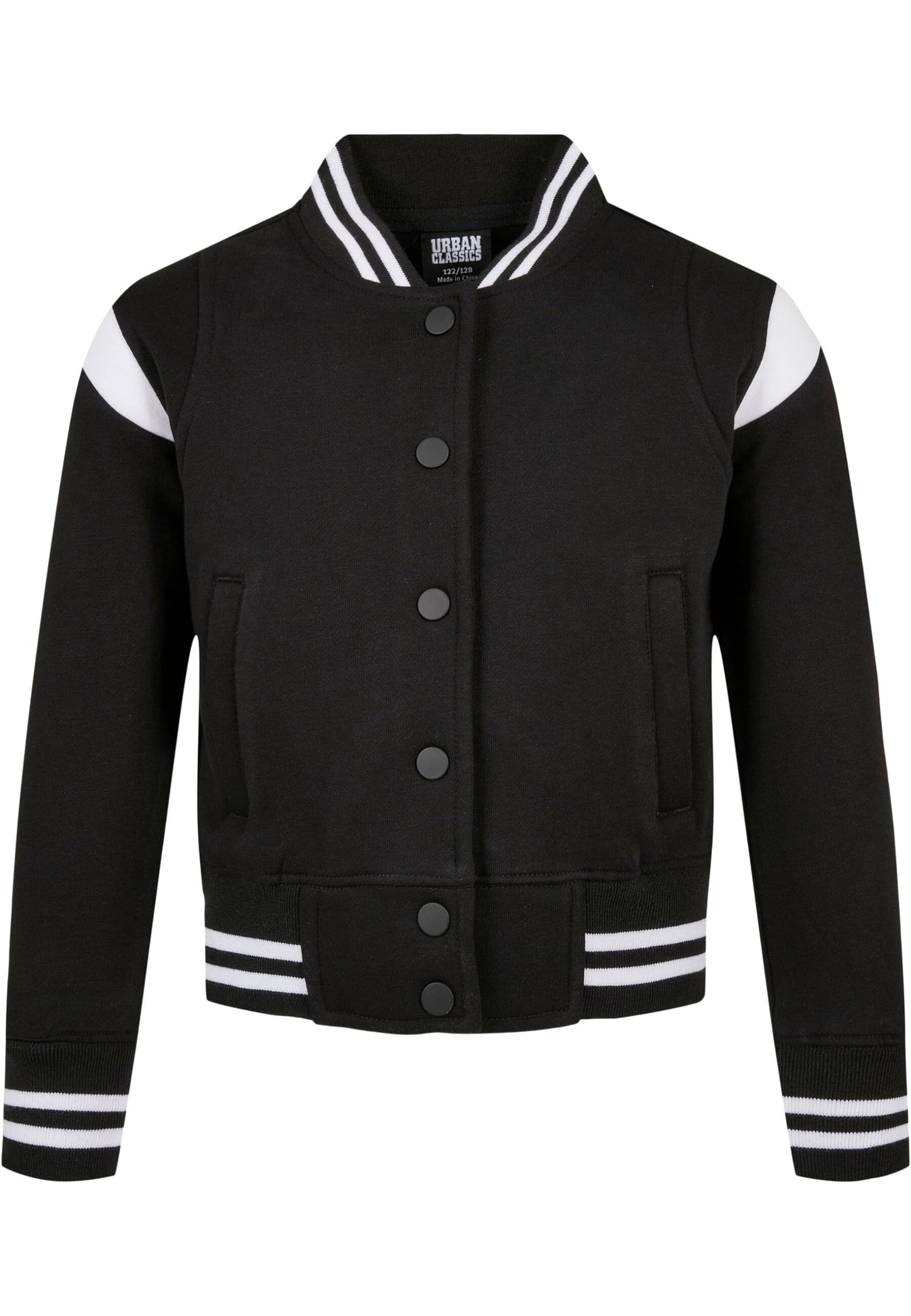 Urban Classics Girls' Inset College Sweat Jacket