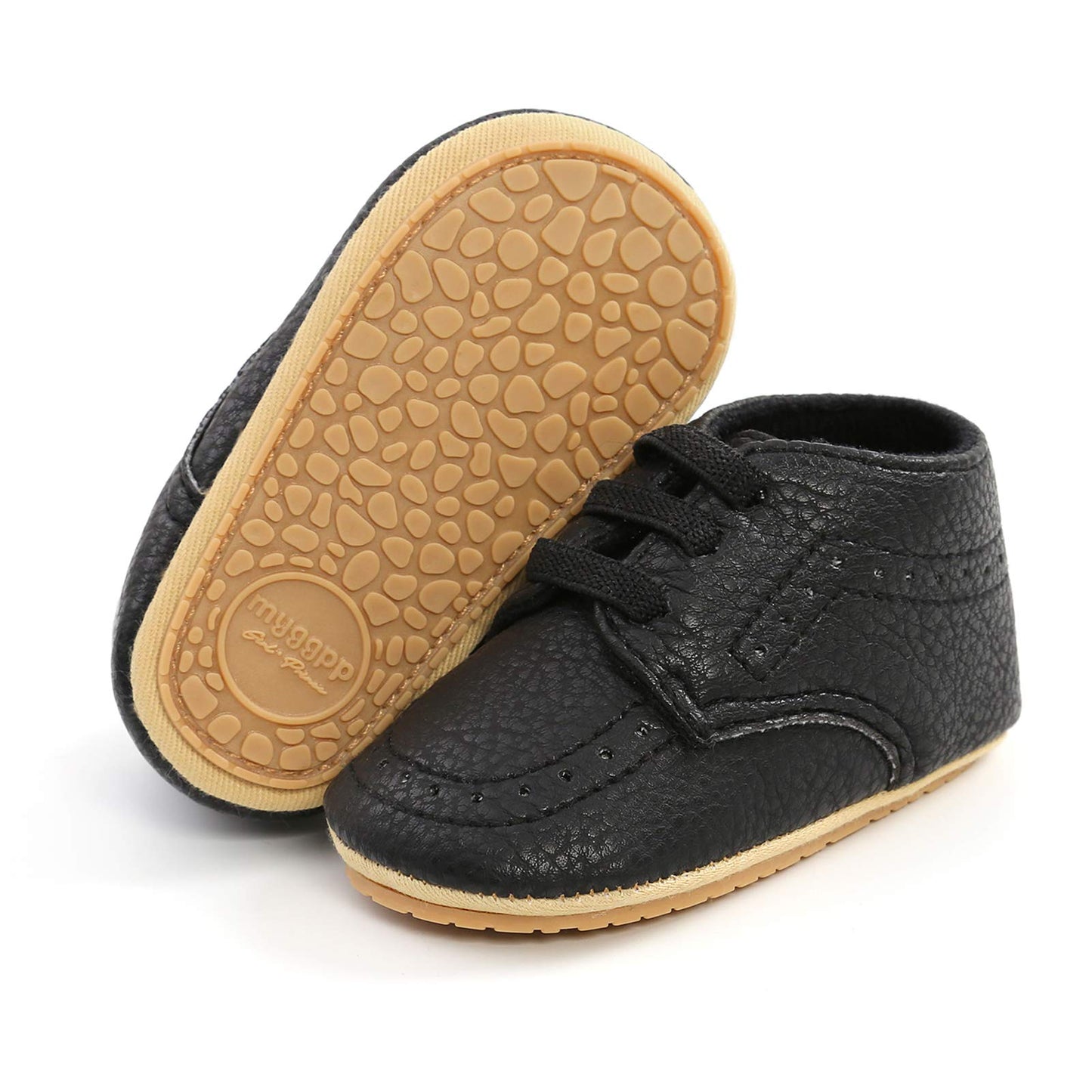 RVROVIC Babyschuhe Anti-Rutsch Oxford Loafer Flats für Jungen und Mädchen aus PU Leder mit weicher Sohle