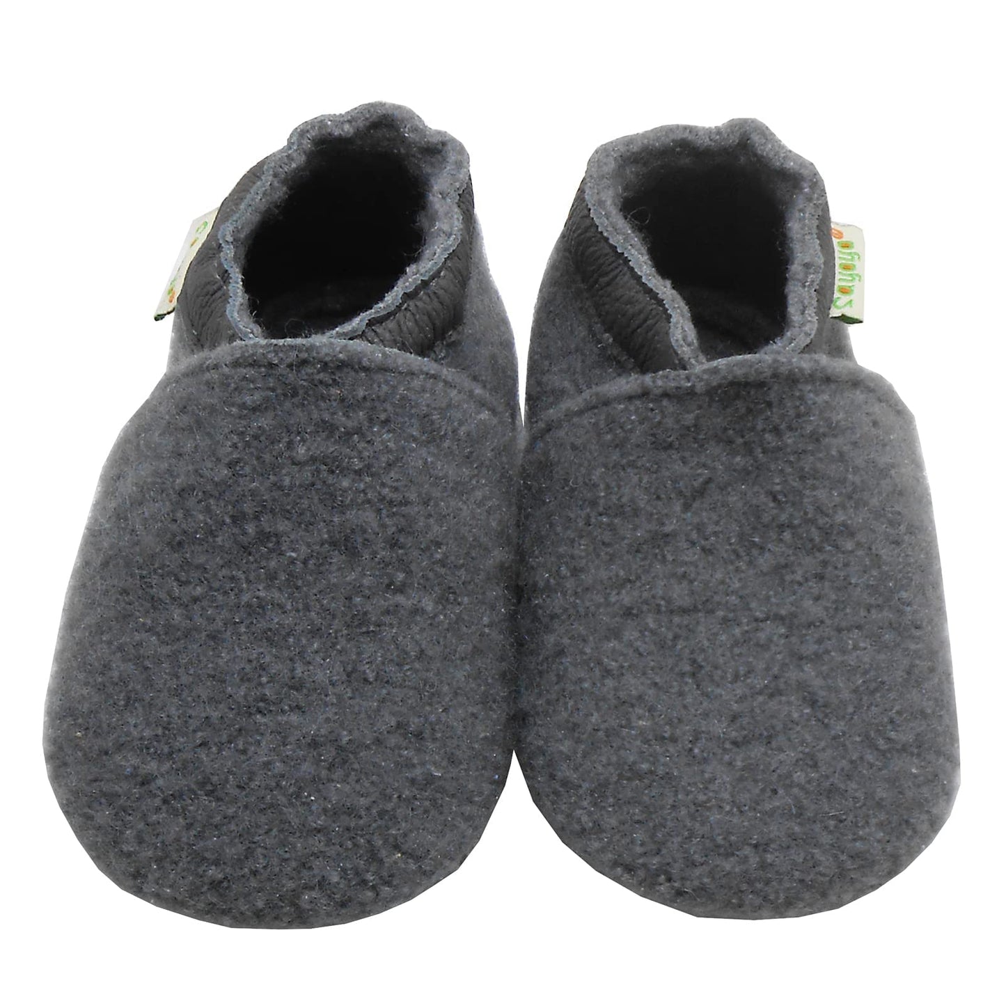 SAYOYO Babyschuhe für Jungen und Mädchen - Erste Lauf- und Krabbelschuhe mit weicher Wolle und rutschfester Gummisohle