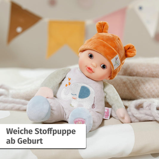 Baby Annabell for Babies Sweetie Sand 30cm, weiche 30cm große Puppe aus Stoff mit integrierter Rassel, für Neugeborene, 710722 Zapf Creation