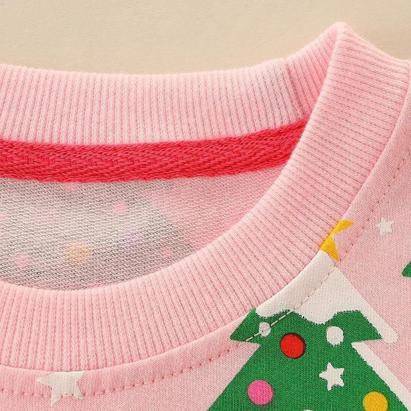 EULLA Kinder Mädchen Jungen Weihnacht Pullover Sweatshirt Weihnachtsoutfit Weihnachtspuli Christmas Xmas Rentier Weihnachtsmann Weihnachtskleidung 92 98 104 110 116 122