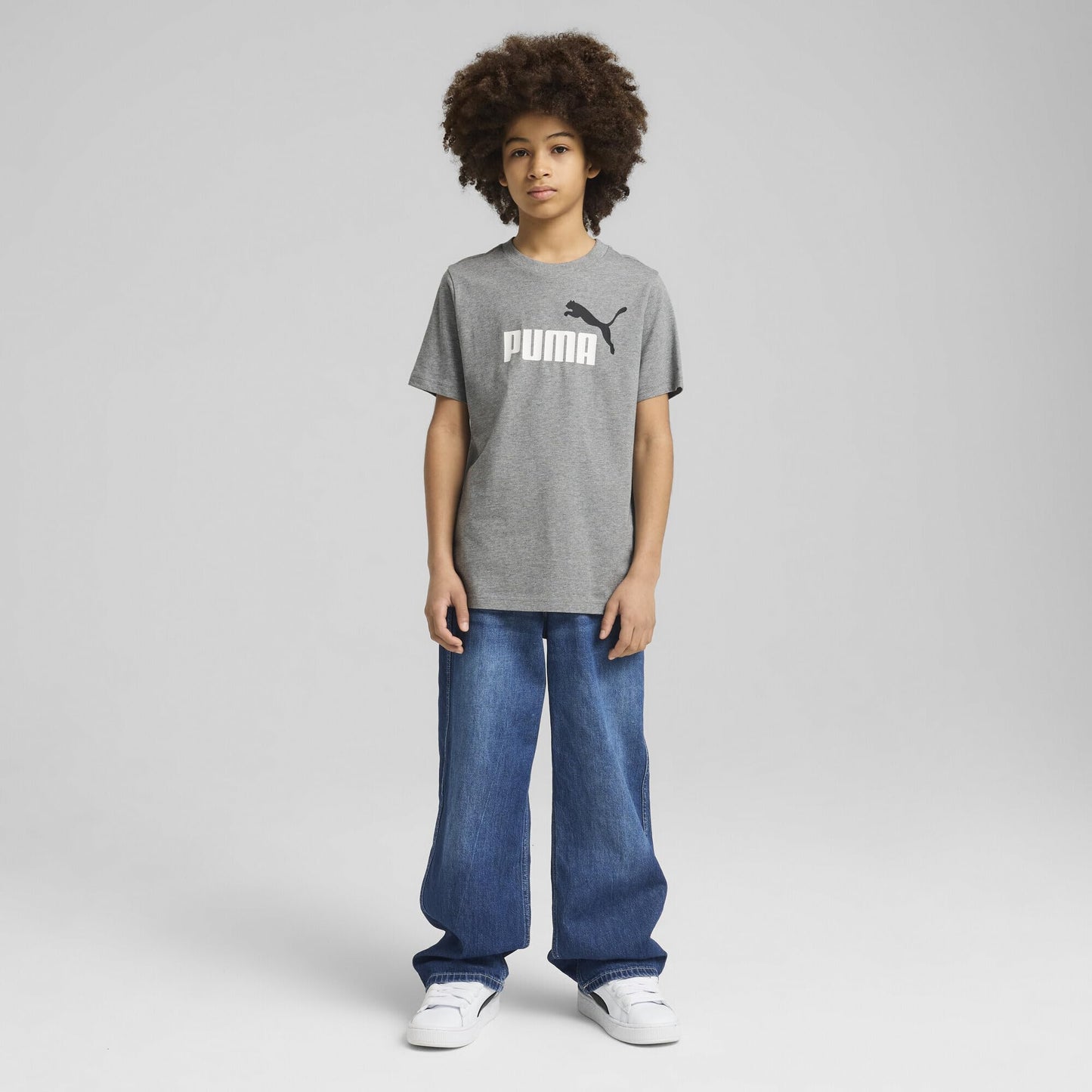 PUMA Jungen ESS 2 Color No.1 Logo Tee B T-Shirts (1er Pack)