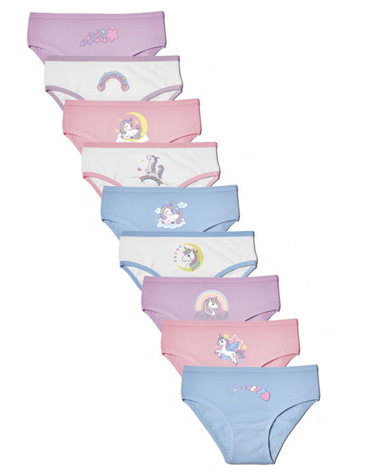 Basic Treasure 9-pack girls' underpants, Oeko-TEX cotton children's underpants, underwear for girls