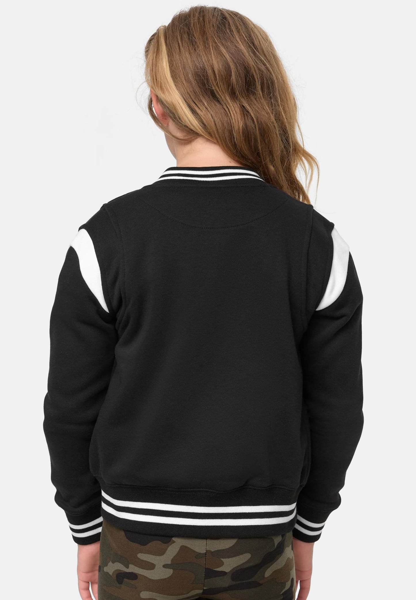 Urban Classics Girls' Inset College Sweat Jacket