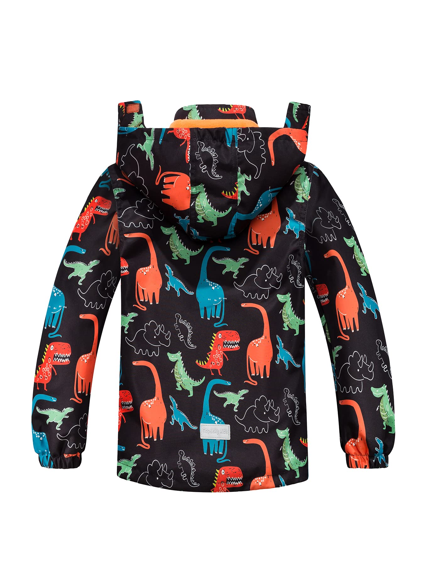NATUST Boys' Lined Rain Jacket Wind and Waterproof Transition Jacket