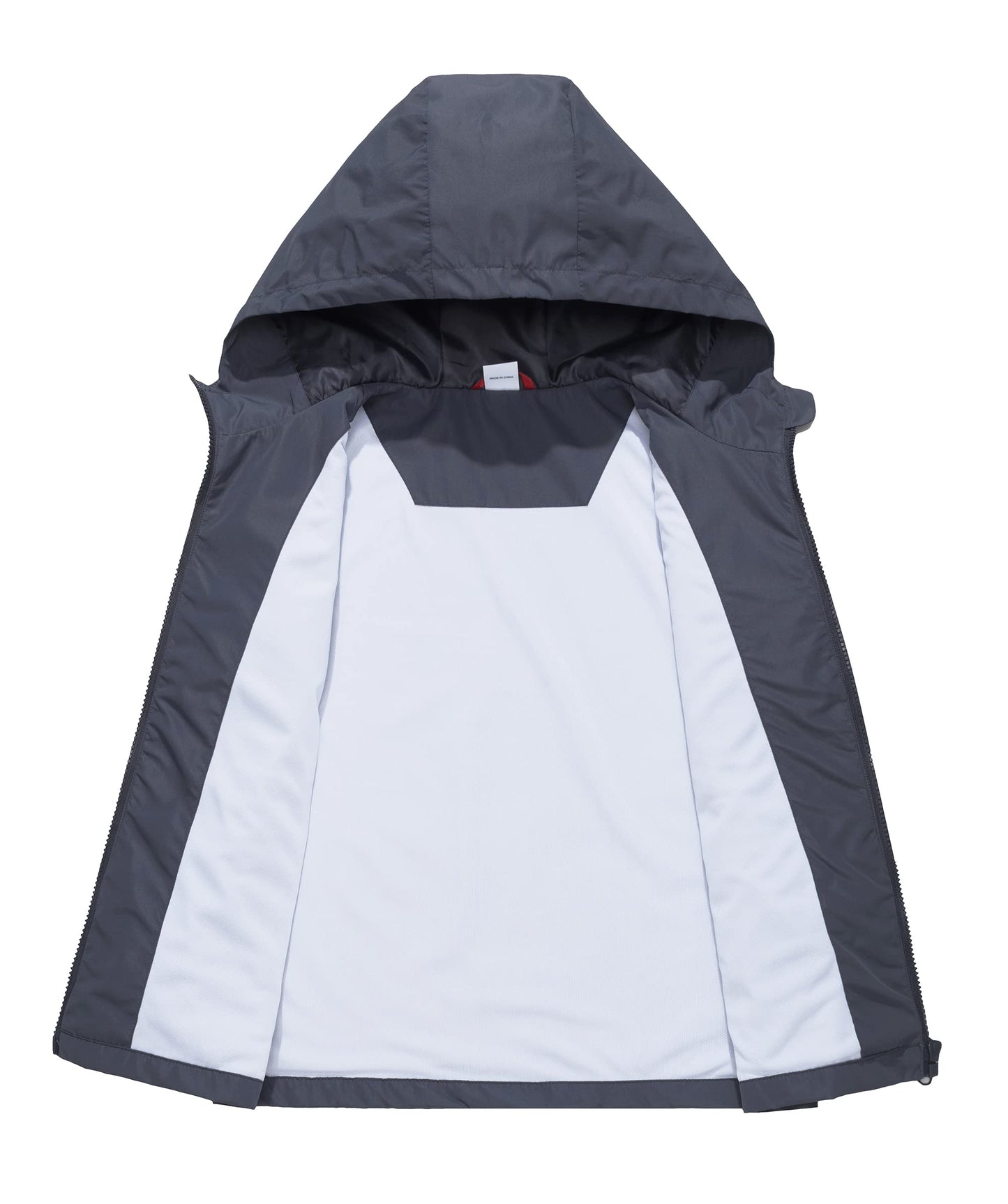 ALXHUTE Kinder Regenjacke Wassersäule Jungen Mädchen Übergangsjacke Funktionsjacke mit Kapuze