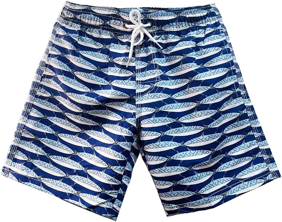 FedMois Jungen Badeshorts Schnelltrocknend Kinder Badehose Schwimmshorts