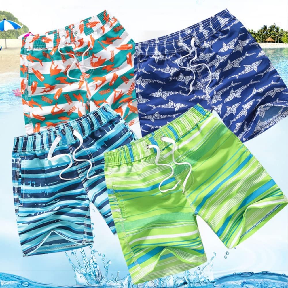 FedMois Jungen Badeshorts Schnelltrocknend Kinder Badehose Schwimmshorts