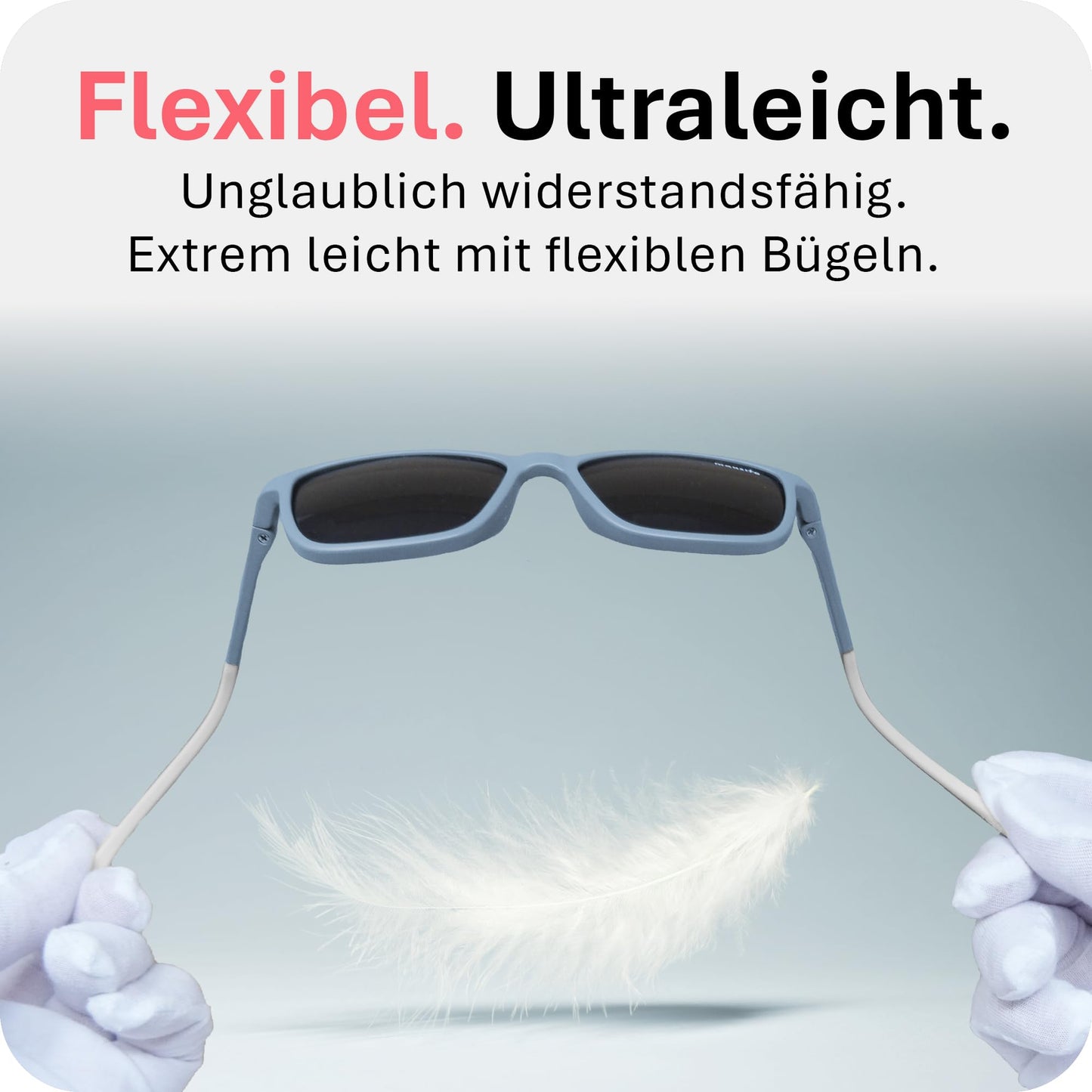 Mausito Sonnenbrille Kinder 3-6 Jahre & 6-10 Jahre | VERGLEICHSSIEGER Kindersonnenbrille 100% UV-Schutz | FLEXIBLE Bügel | Schadstofffreie Kindersonnenbrillen