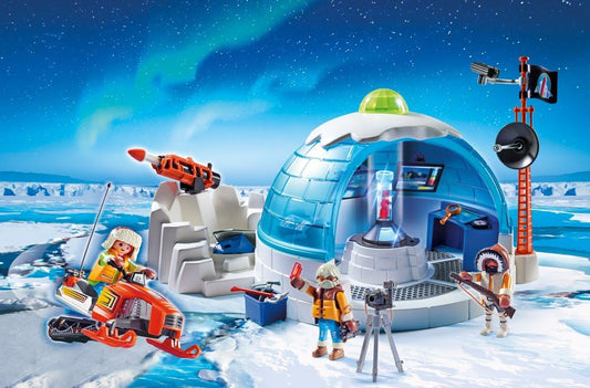 PLAYMOBIL Action 9055 Polar Ranger Hauptquartier, Ab 4 Jahren