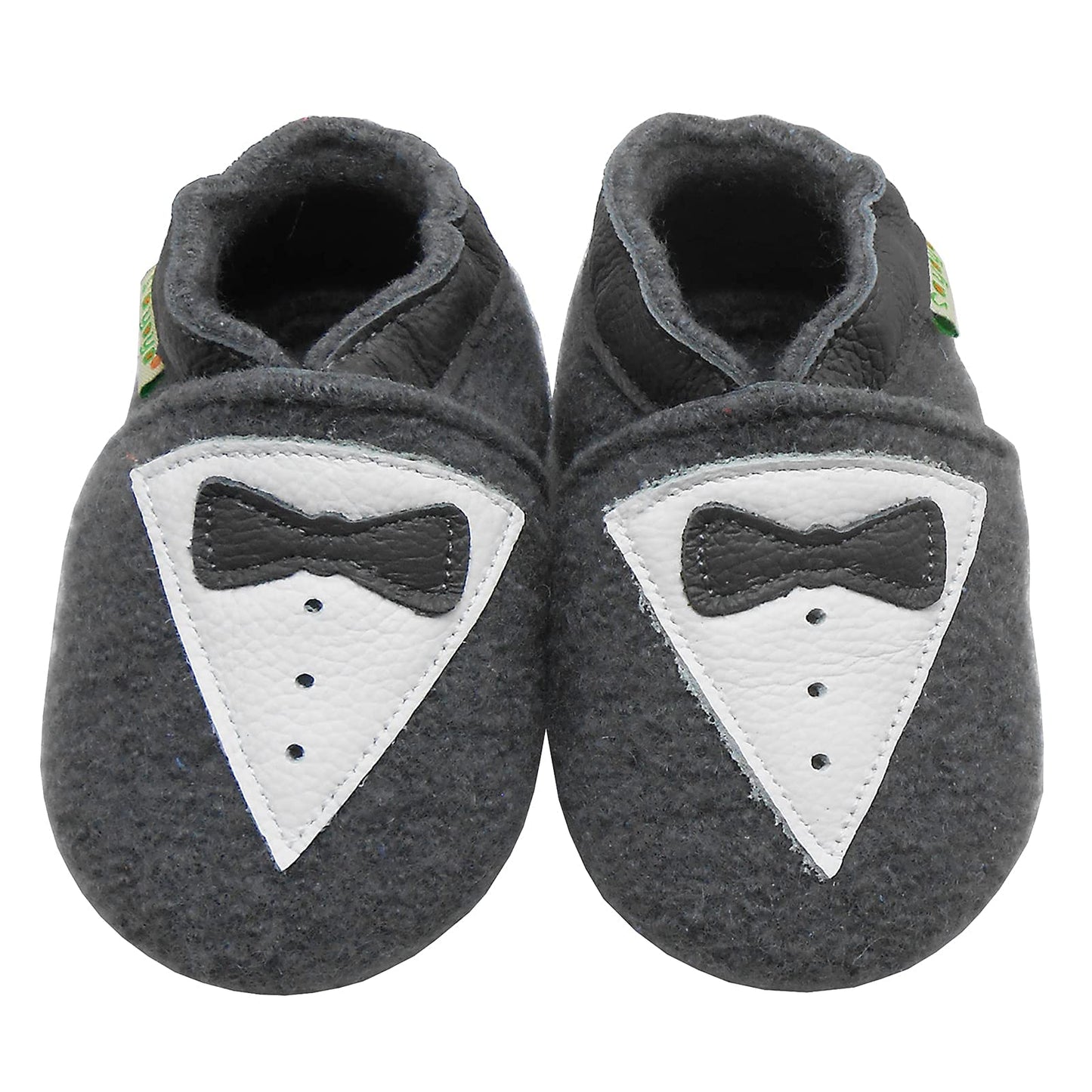 SAYOYO Babyschuhe für Jungen und Mädchen - Erste Lauf- und Krabbelschuhe mit weicher Wolle und rutschfester Gummisohle
