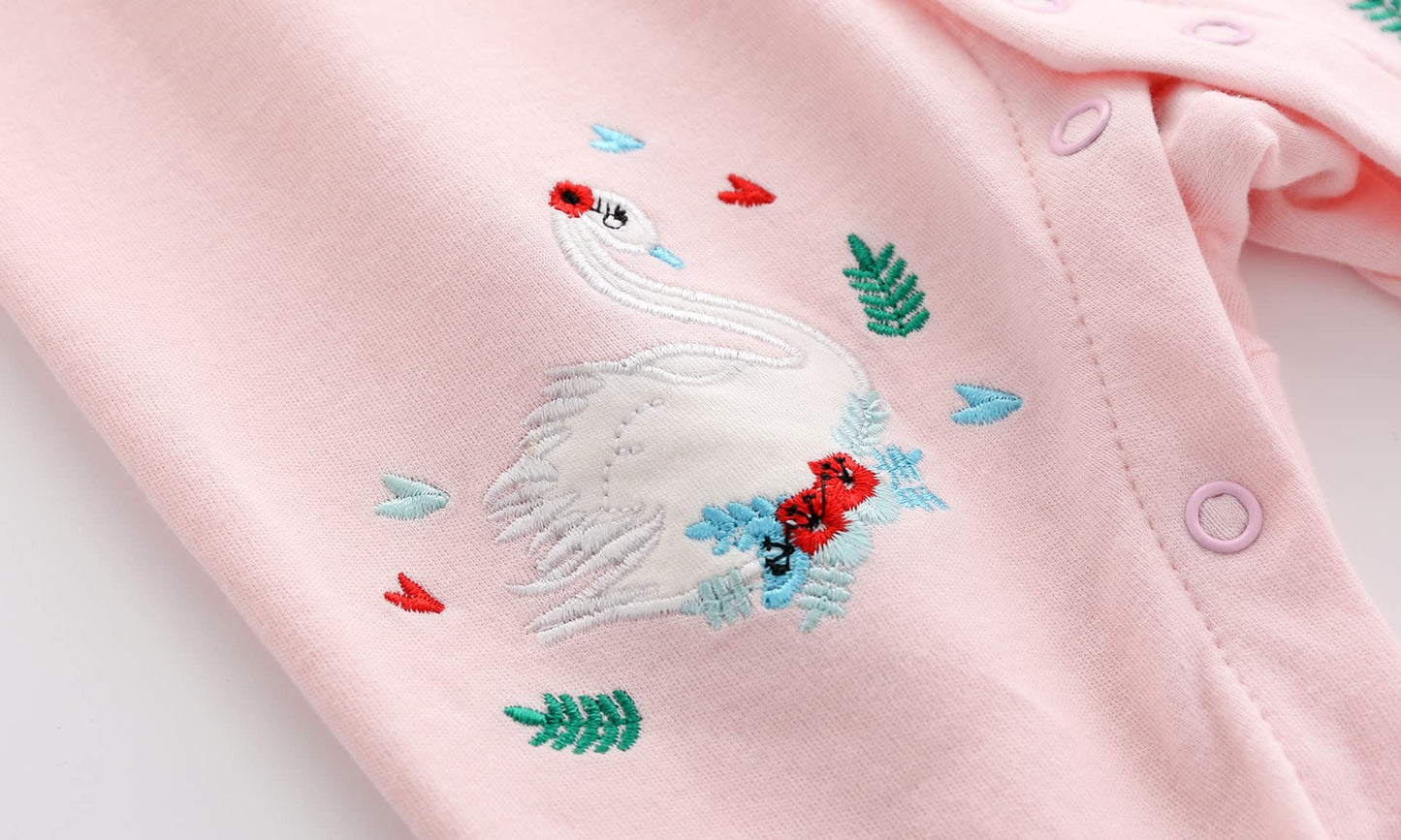 KIDDLETOWN Baby Pajamas, Rompers Newborns, Baby Sleep Rompers, Baby Rompers Long Sleeves, Baby Pajamas, Baby Clothes Girls, Baby Pajamas Cotton, Pajamas for Girls Young