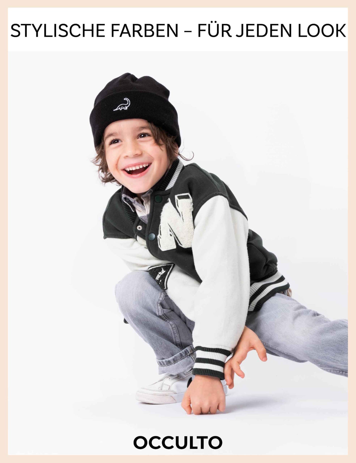 Occulto Jungen & Mädchen Winter Mütze (Model: Lian), Kinder Beanie