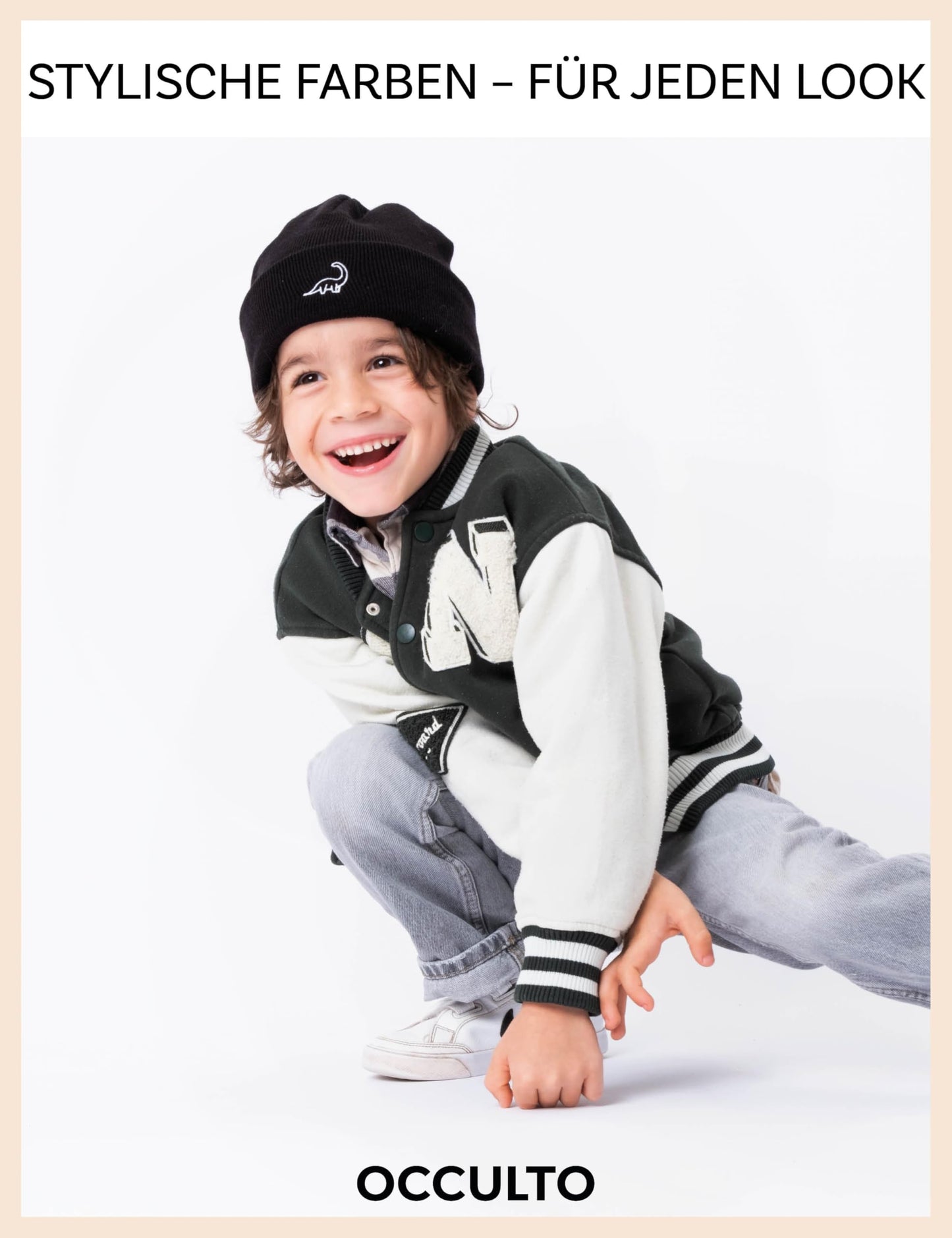 Occulto Jungen & Mädchen Winter Mütze (Model: Lian), Kinder Beanie