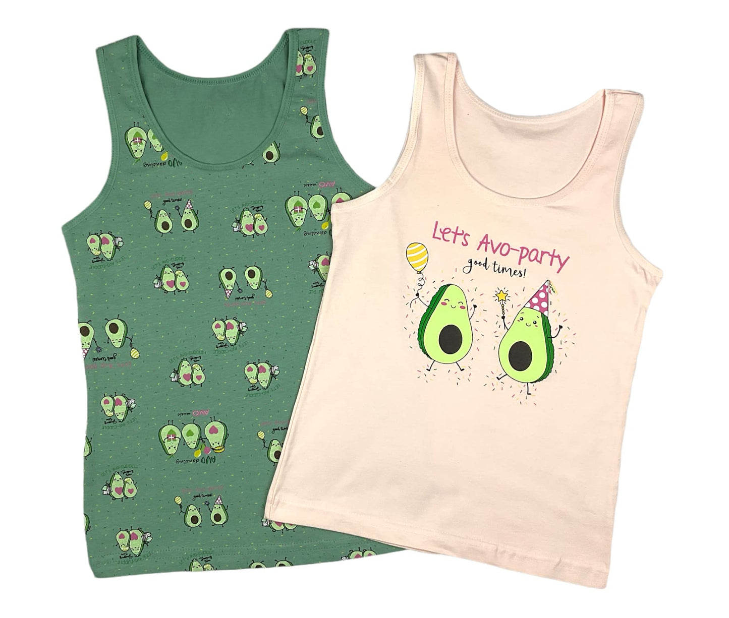 LOREZA ® 5 girls' cotton undershirts tank tops - sizes 92-170