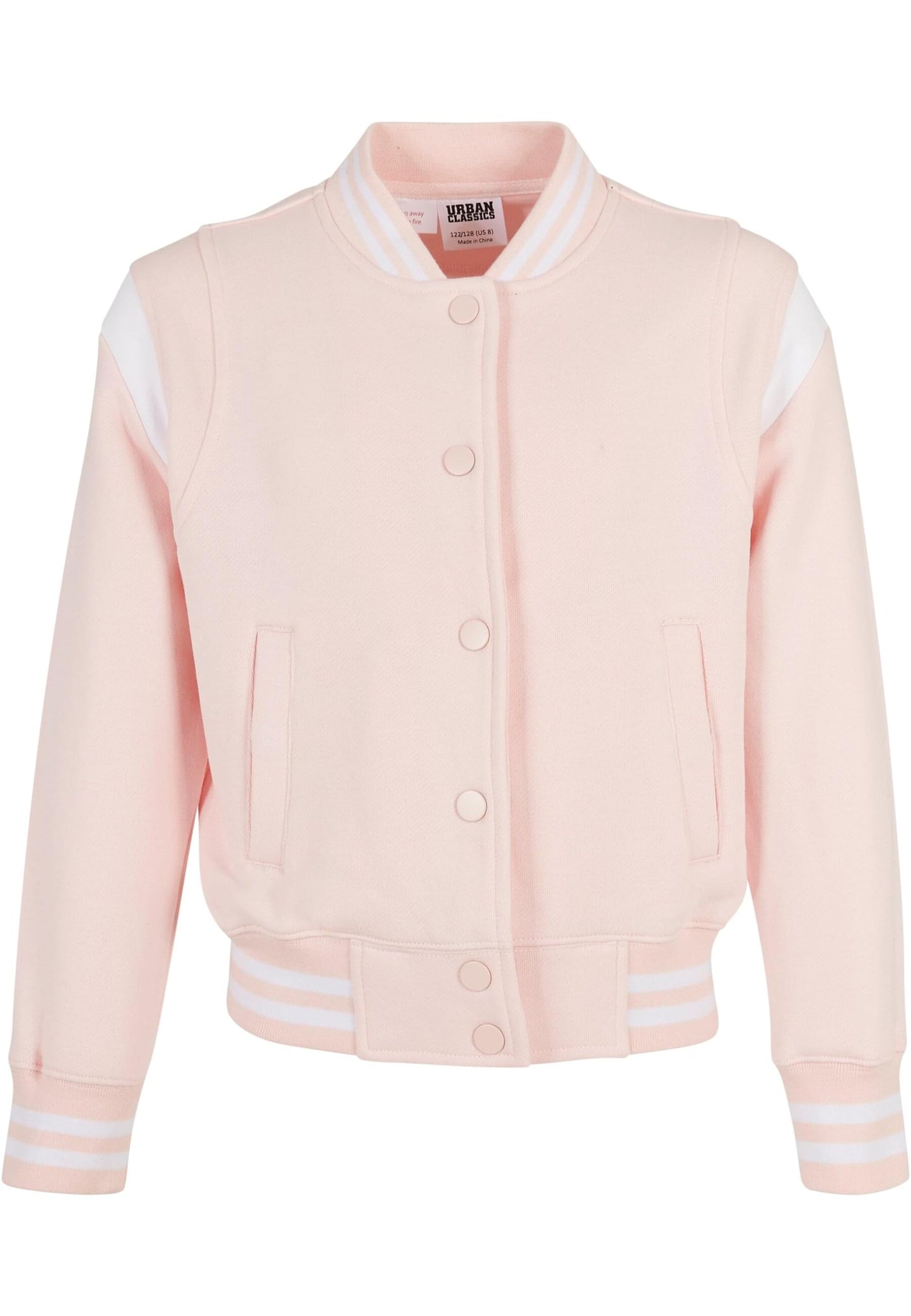 Urban Classics Girls' Inset College Sweat Jacket